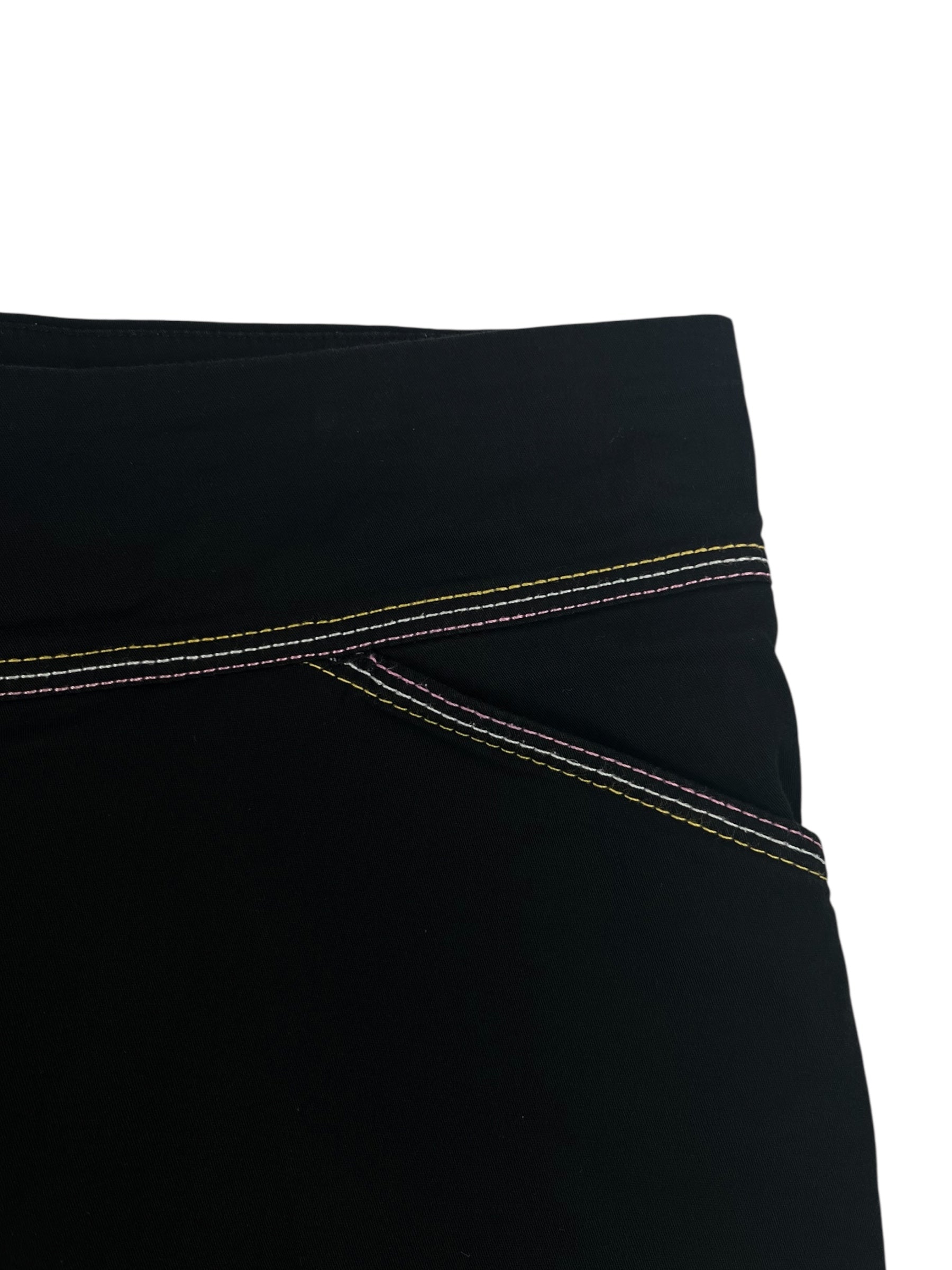 (32) Y2K Black Mini Skort