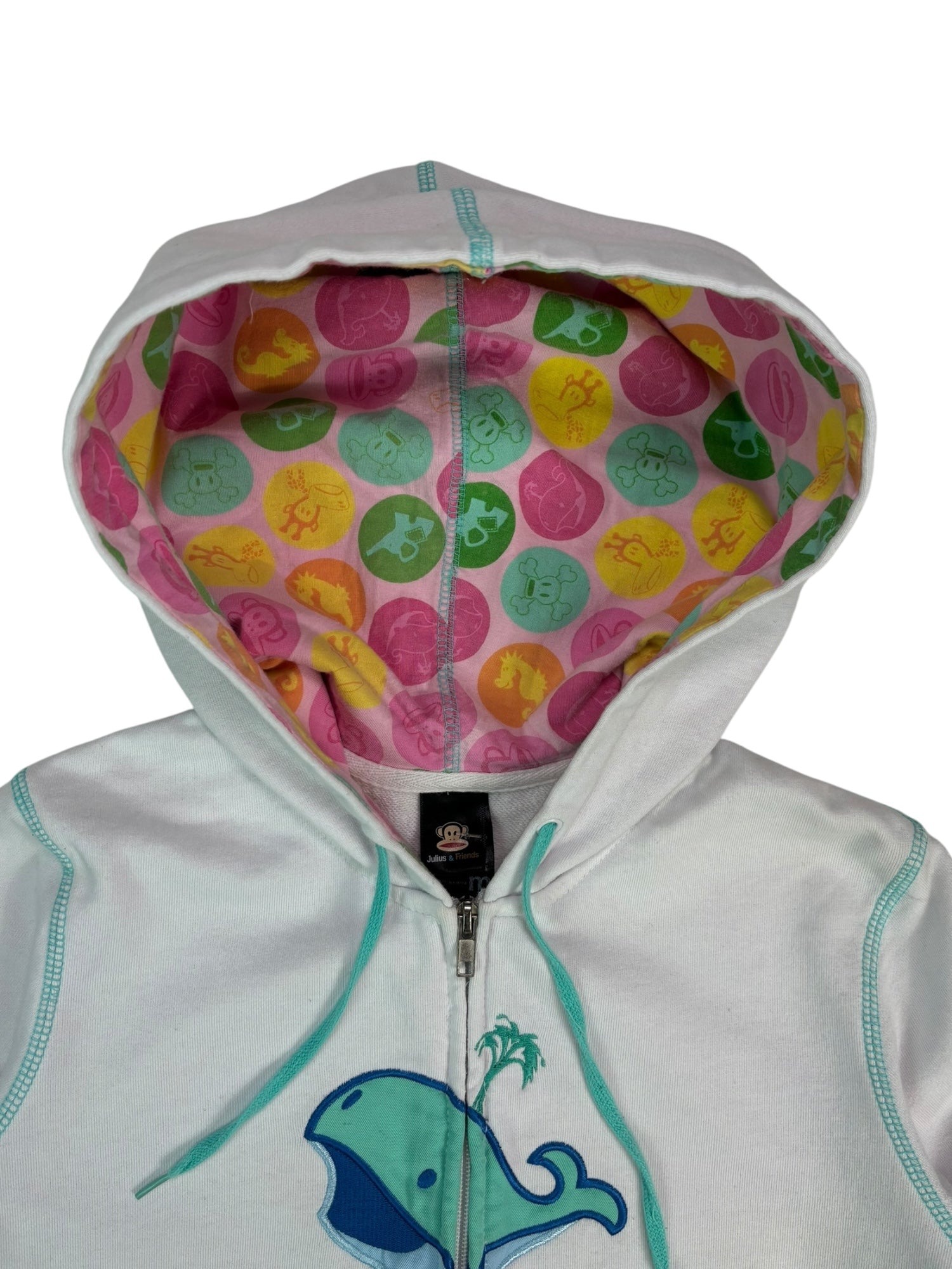 (S) Julius and Friends Paul Frank Zip up Hoodie