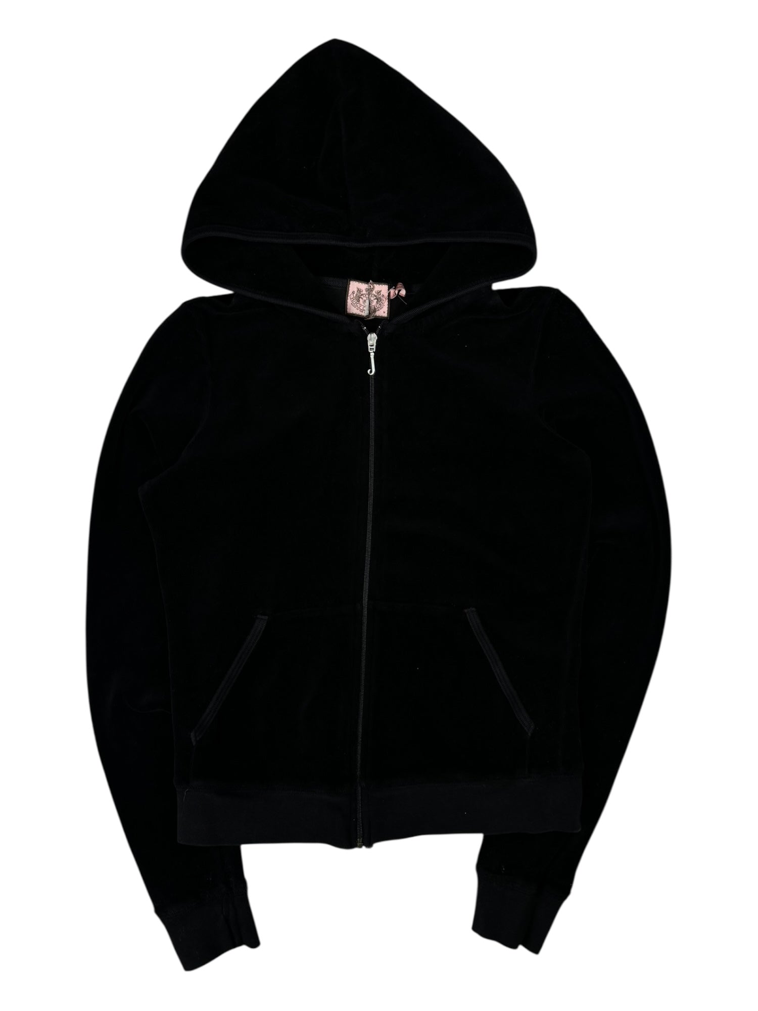 (S) Black Juicy Couture Zip-up Hoodie