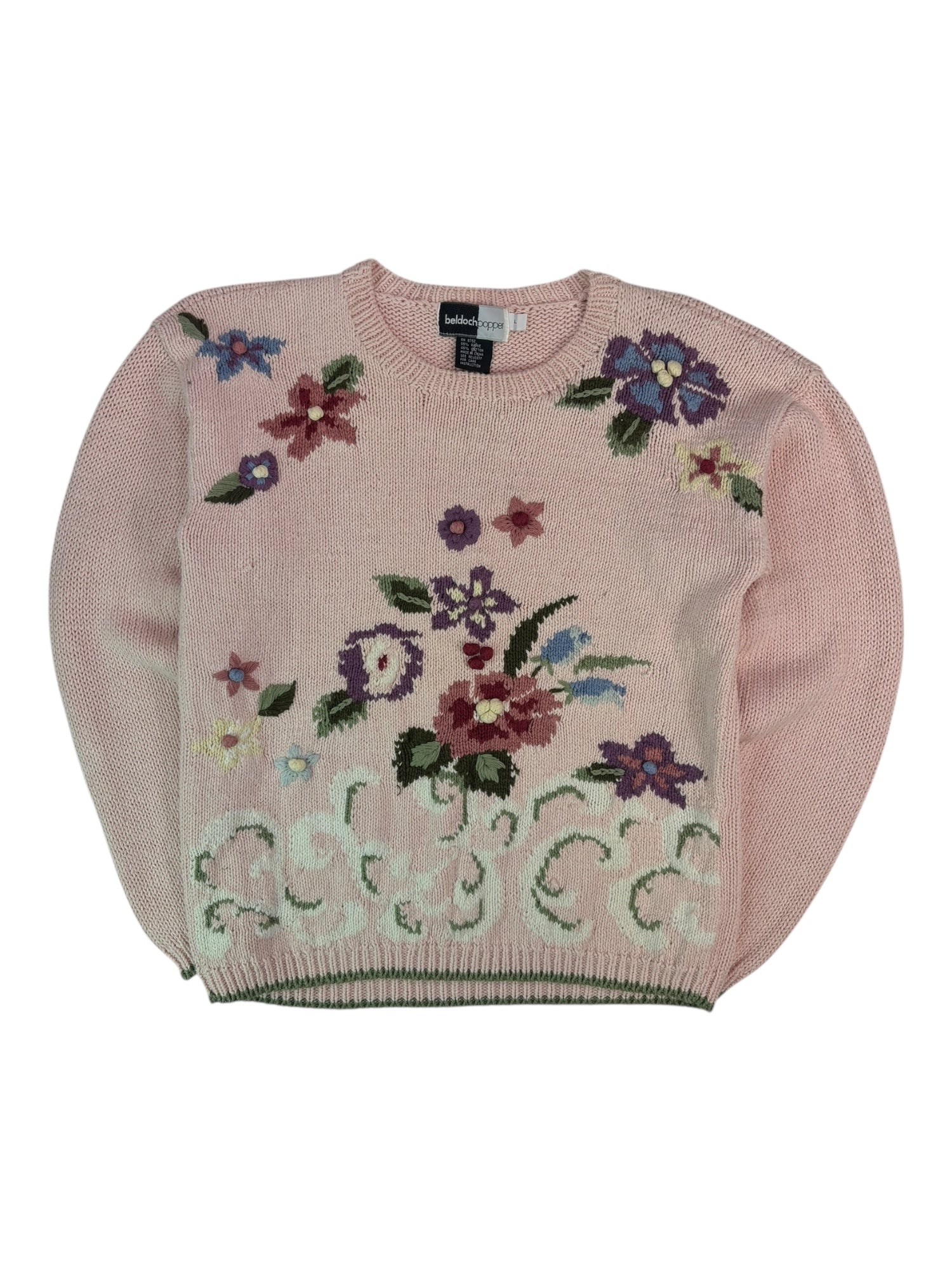 (M) Beldoch Popper Floral Knit