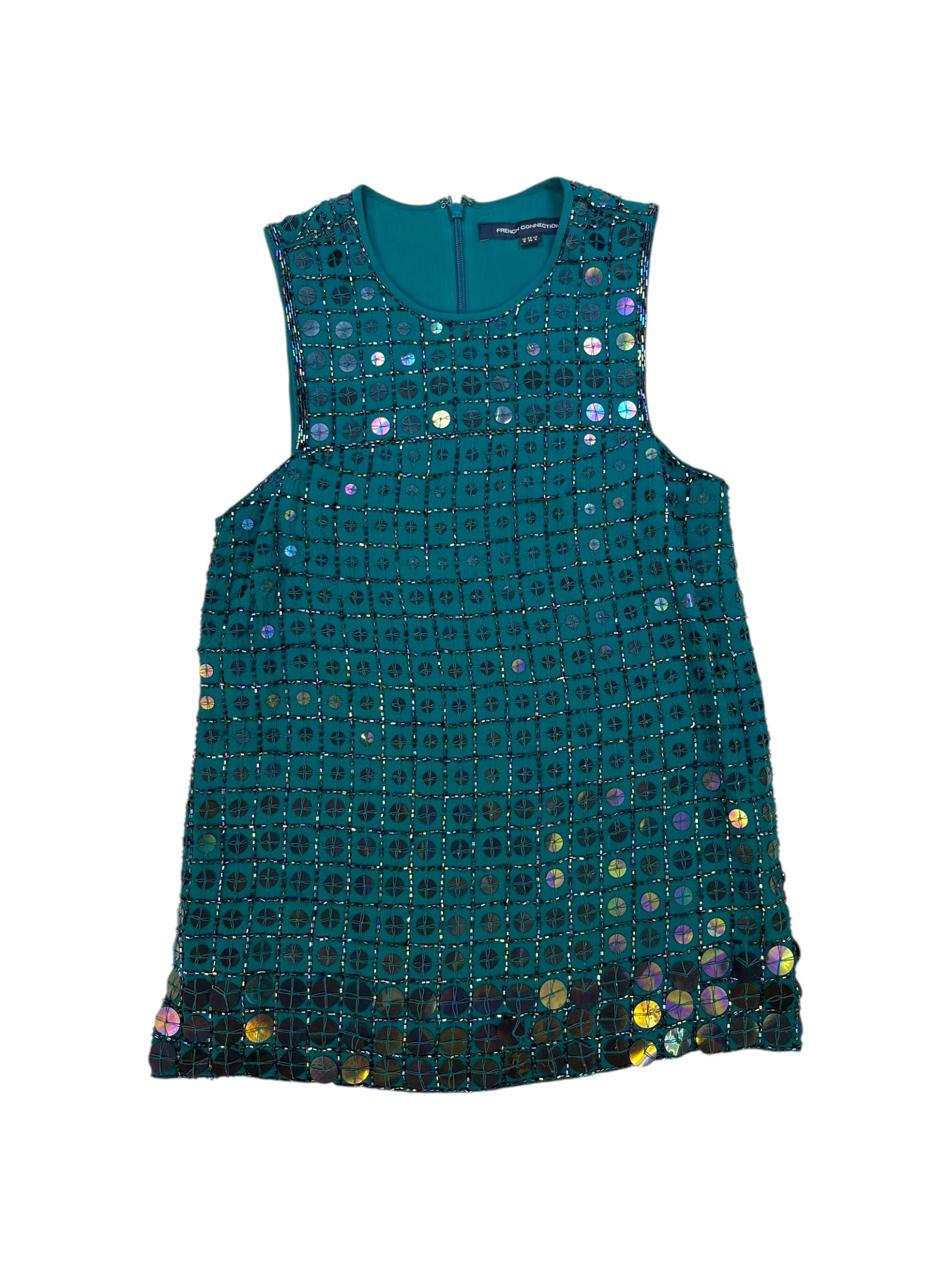 (S) French Connection Beaded Tank