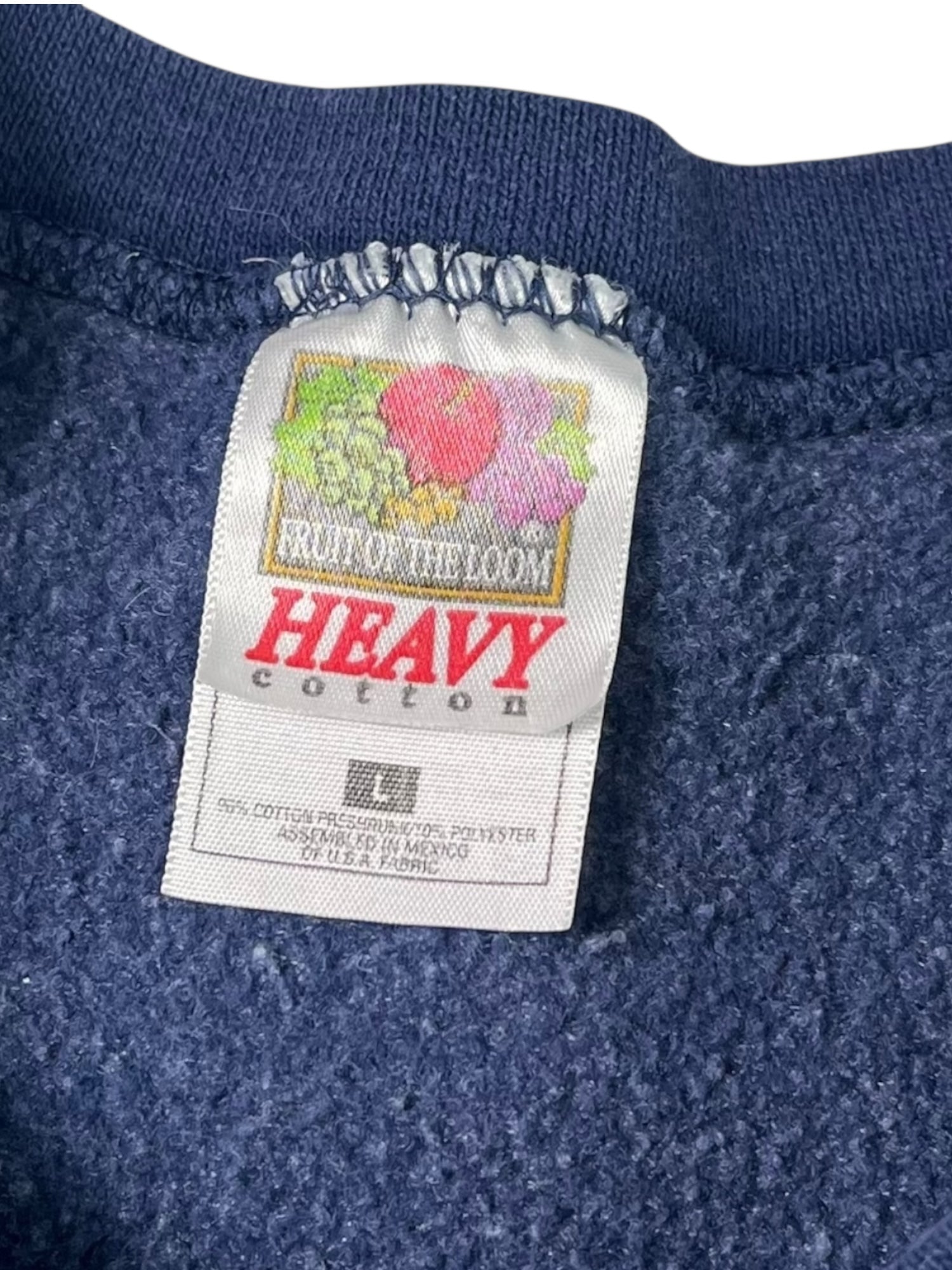 (L) USA Navy Blue Crewneck