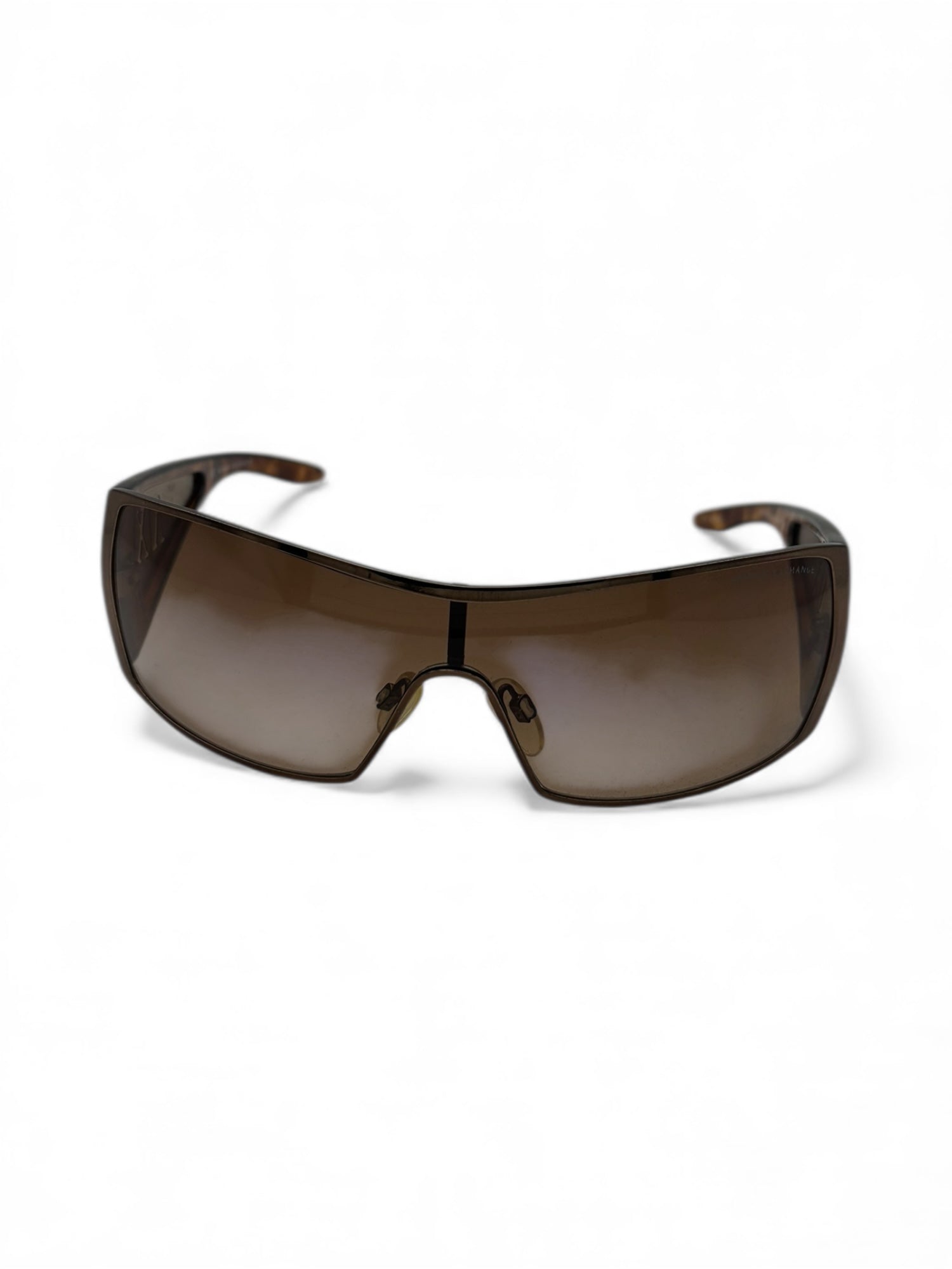 (O/S) Brown Armani Exchange Shield Style Sunglasses