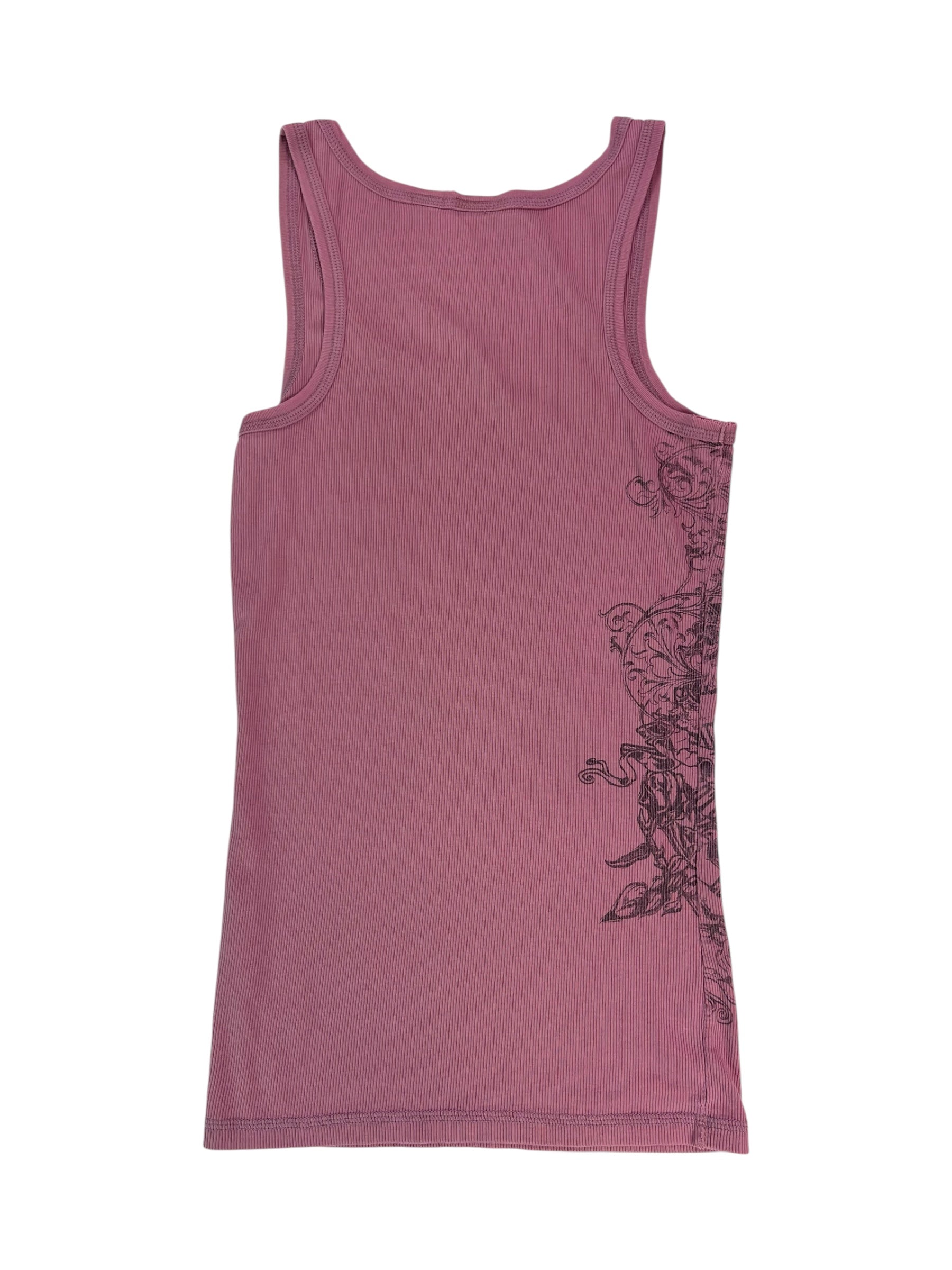 (M) Harley Davidson Pink Ribbed Tank
