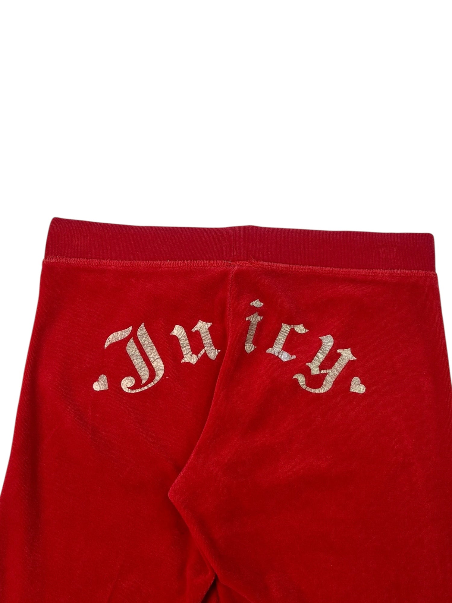 (XS) Red Juicy Couture Velour Pants