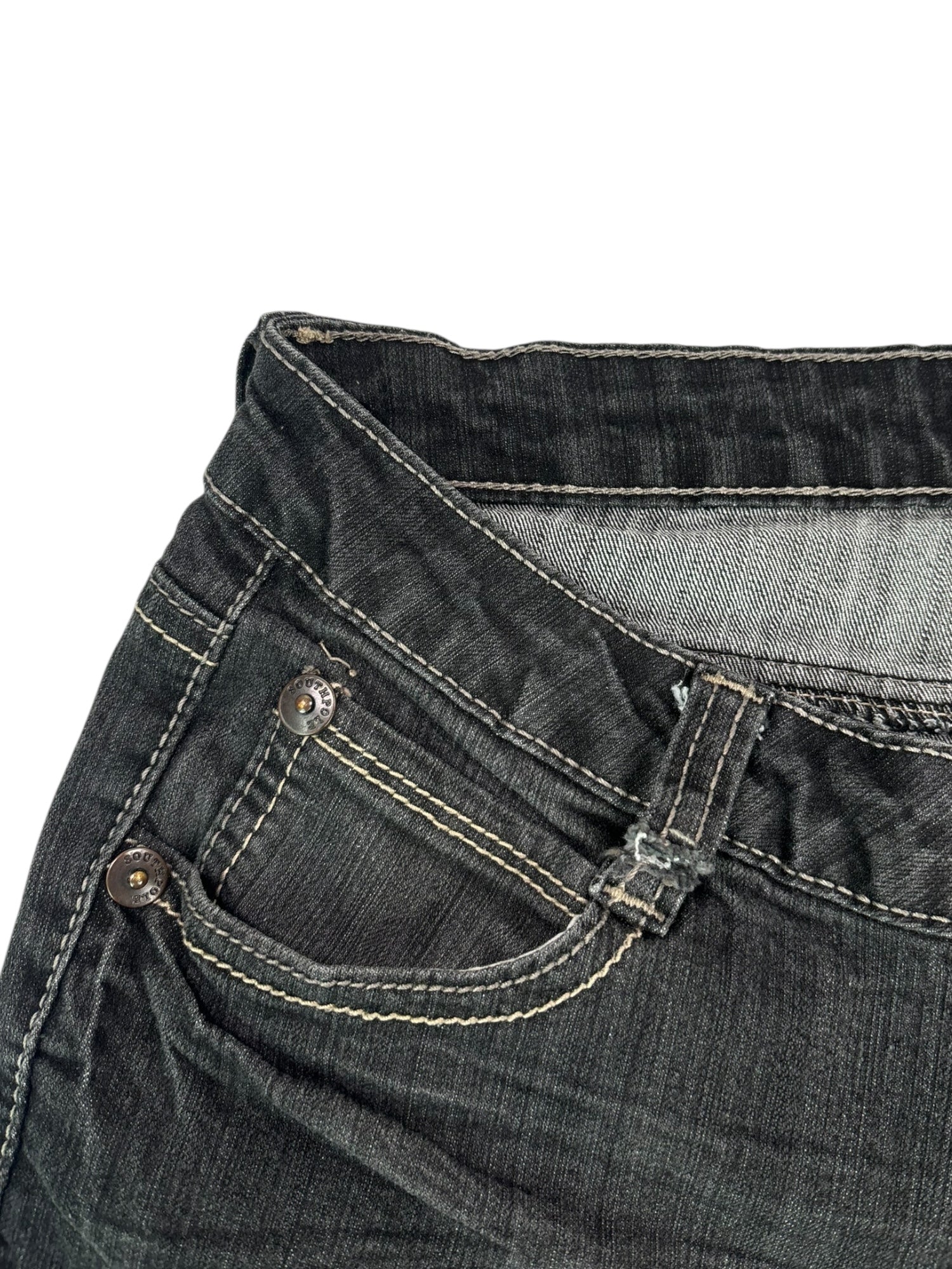 (28) Southpole Black Bootcut Jeans