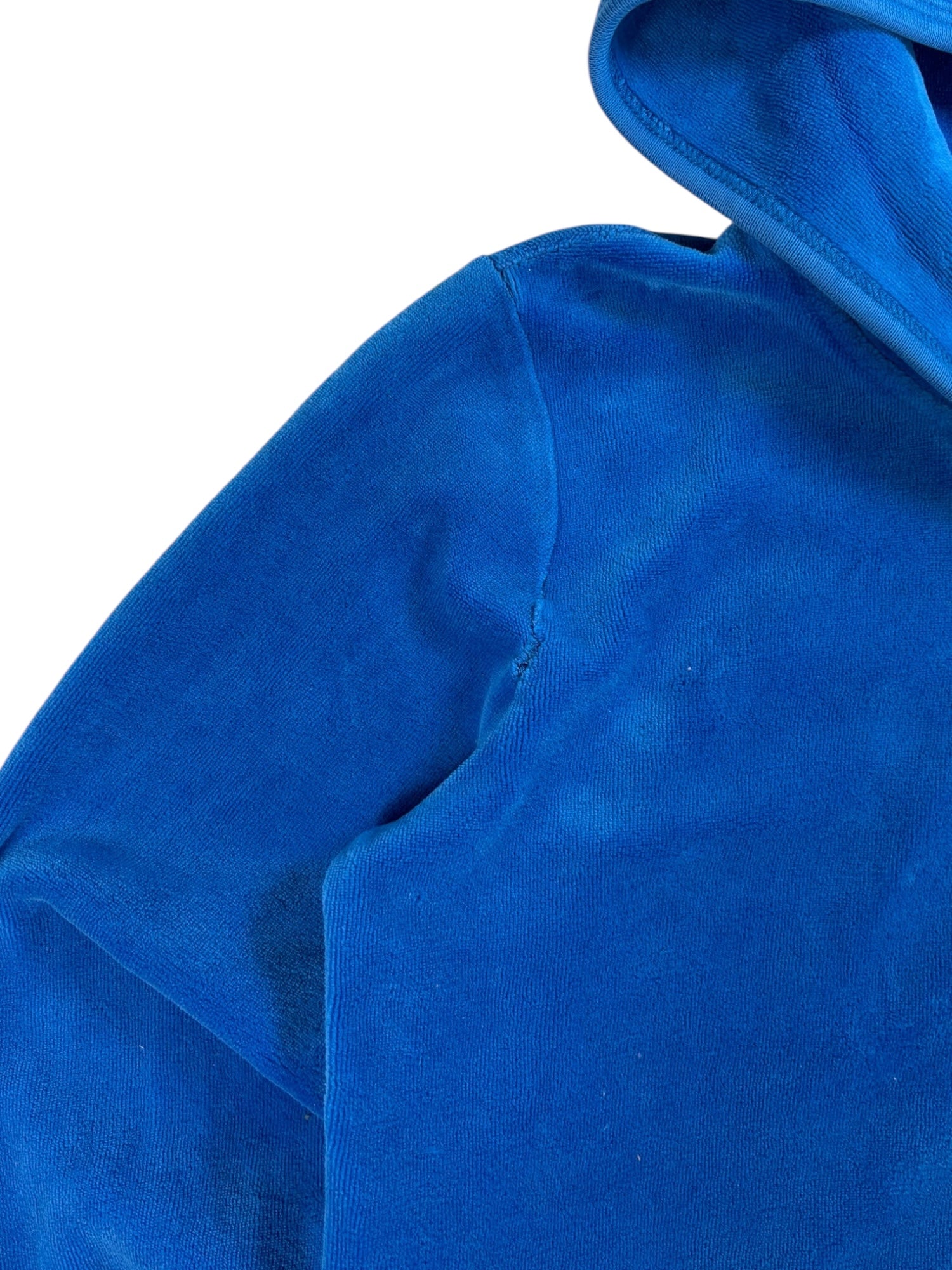 (S) Royal Blue Juicy Couture Velour Zip-up Hoodie