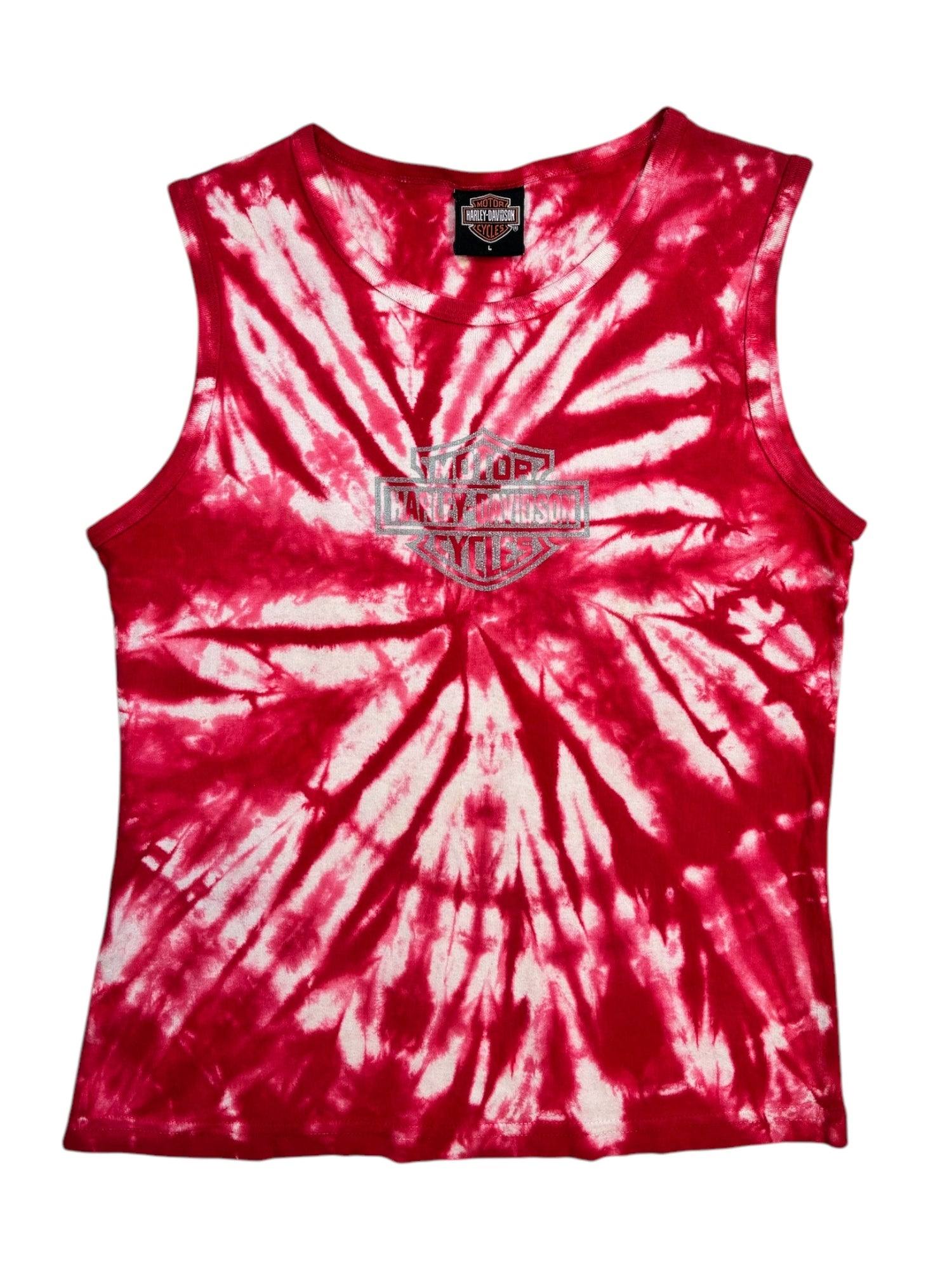 (M) Harley Davidson Tie Dye Tank
