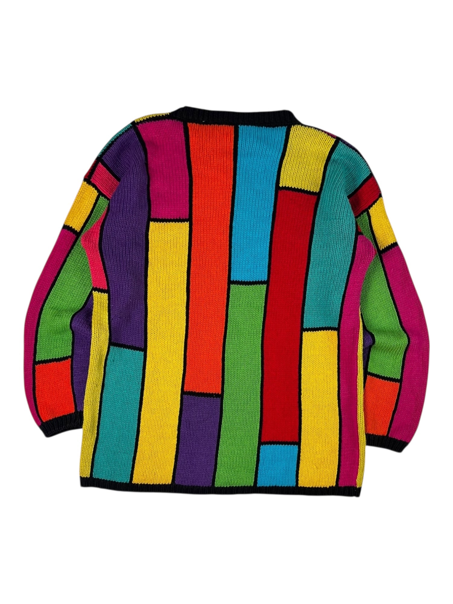 (M/L) MIXIT Colour Block Knit Sweater