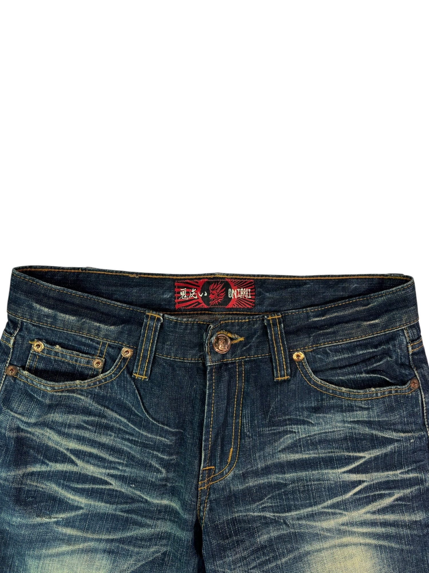 (31) Onirrri Denim with Embroidered Pockets