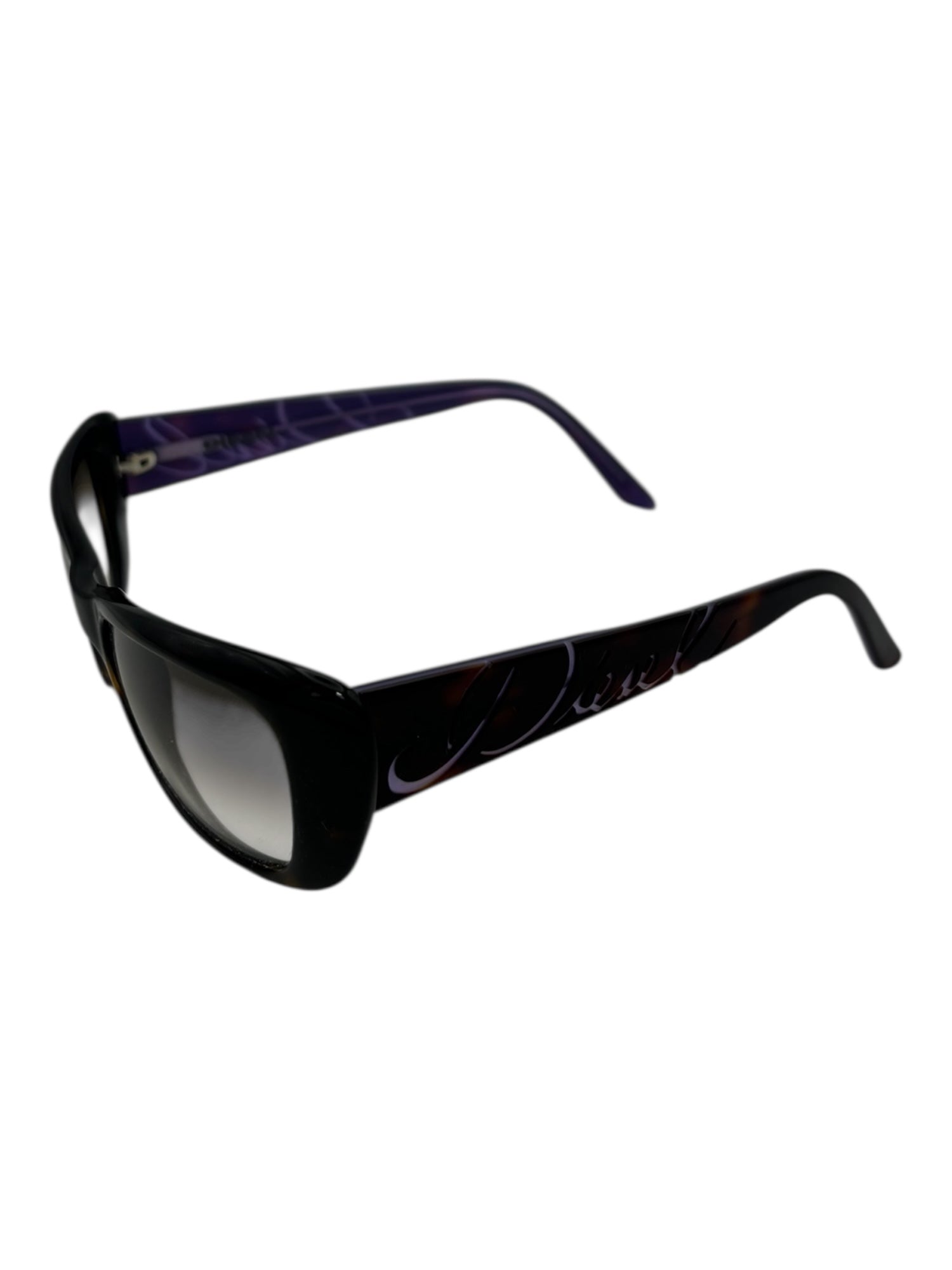(O/S) Diesel Sunglasses with Purple Details