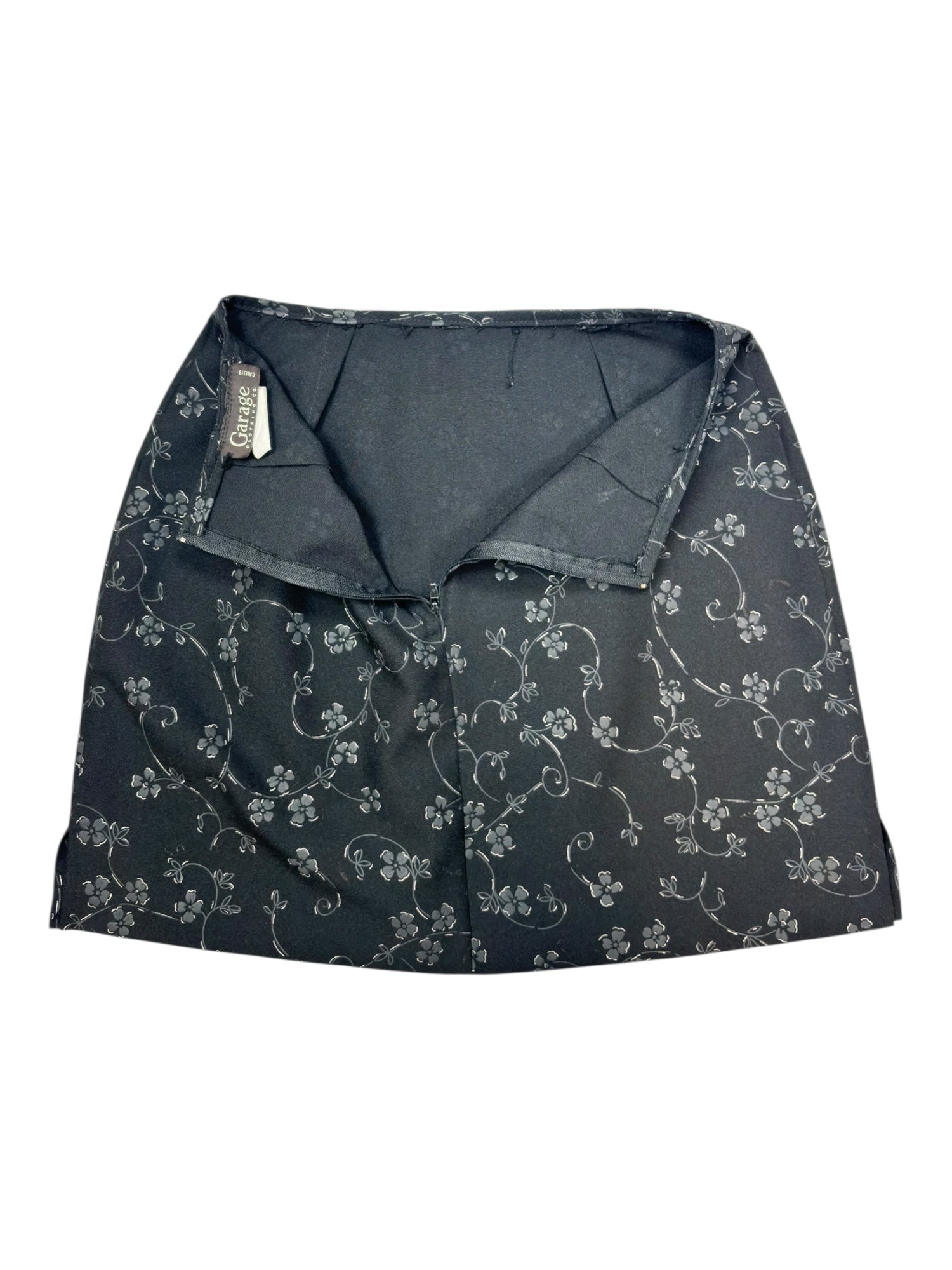 (S) Vintage Garage Mini Floral Skirt