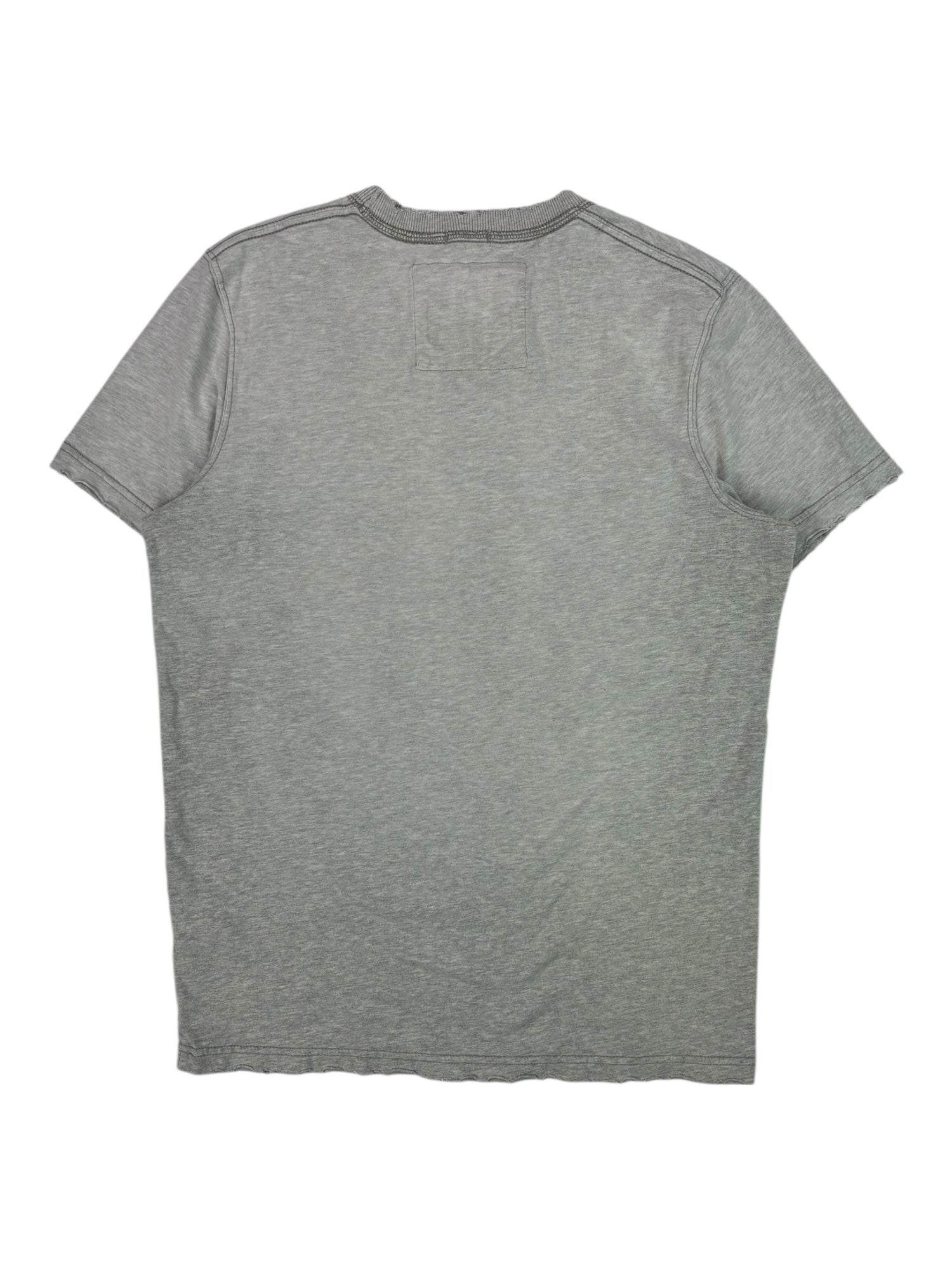 (M) Grey Abercrombie Distressed Tee
