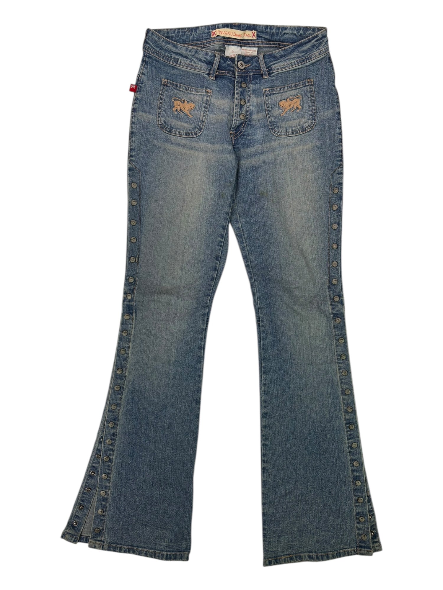 (28) Parasuco Bootcut Studded Denim