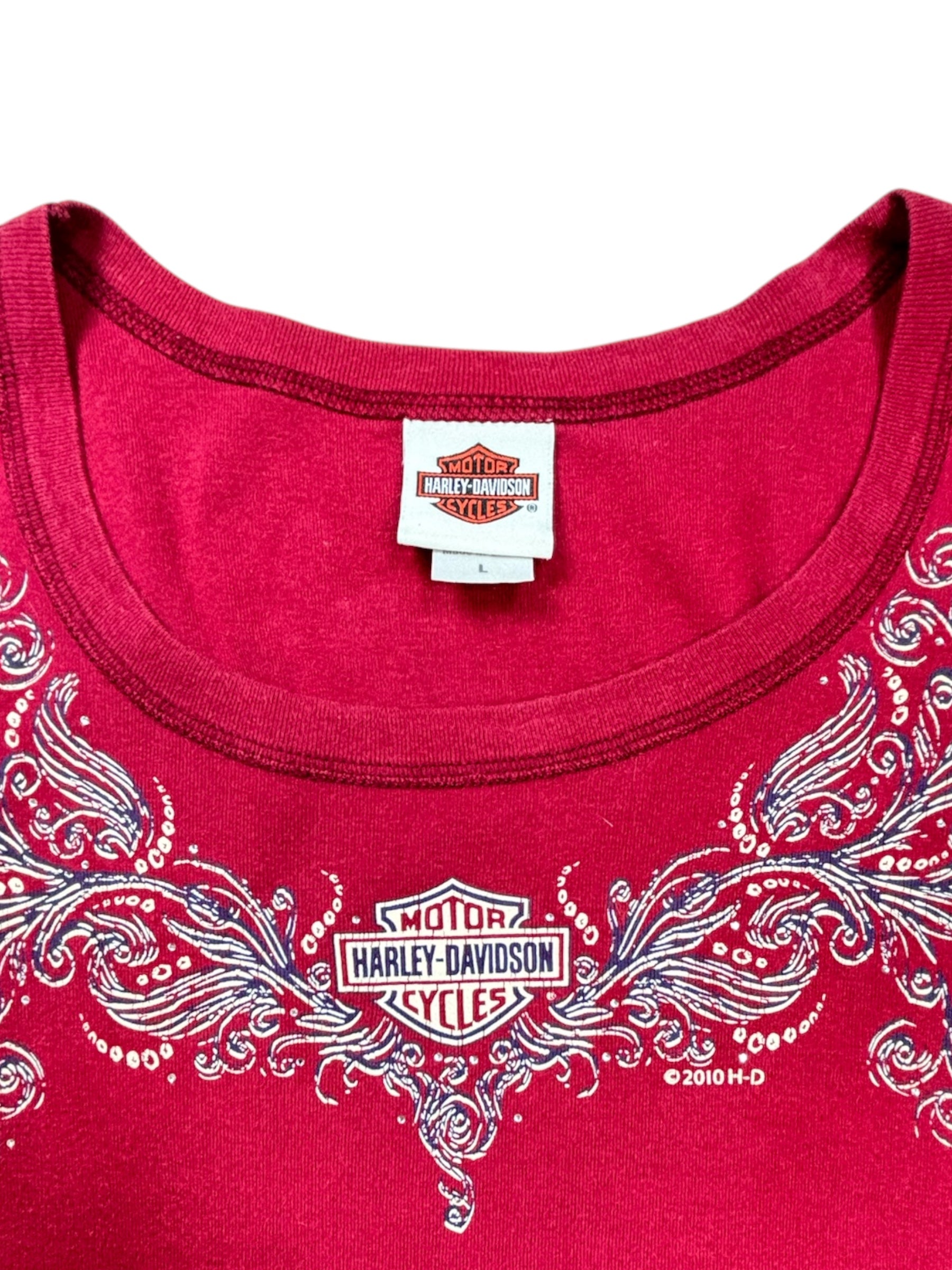 (M) Embellished Vintage Harley Davidson Tee