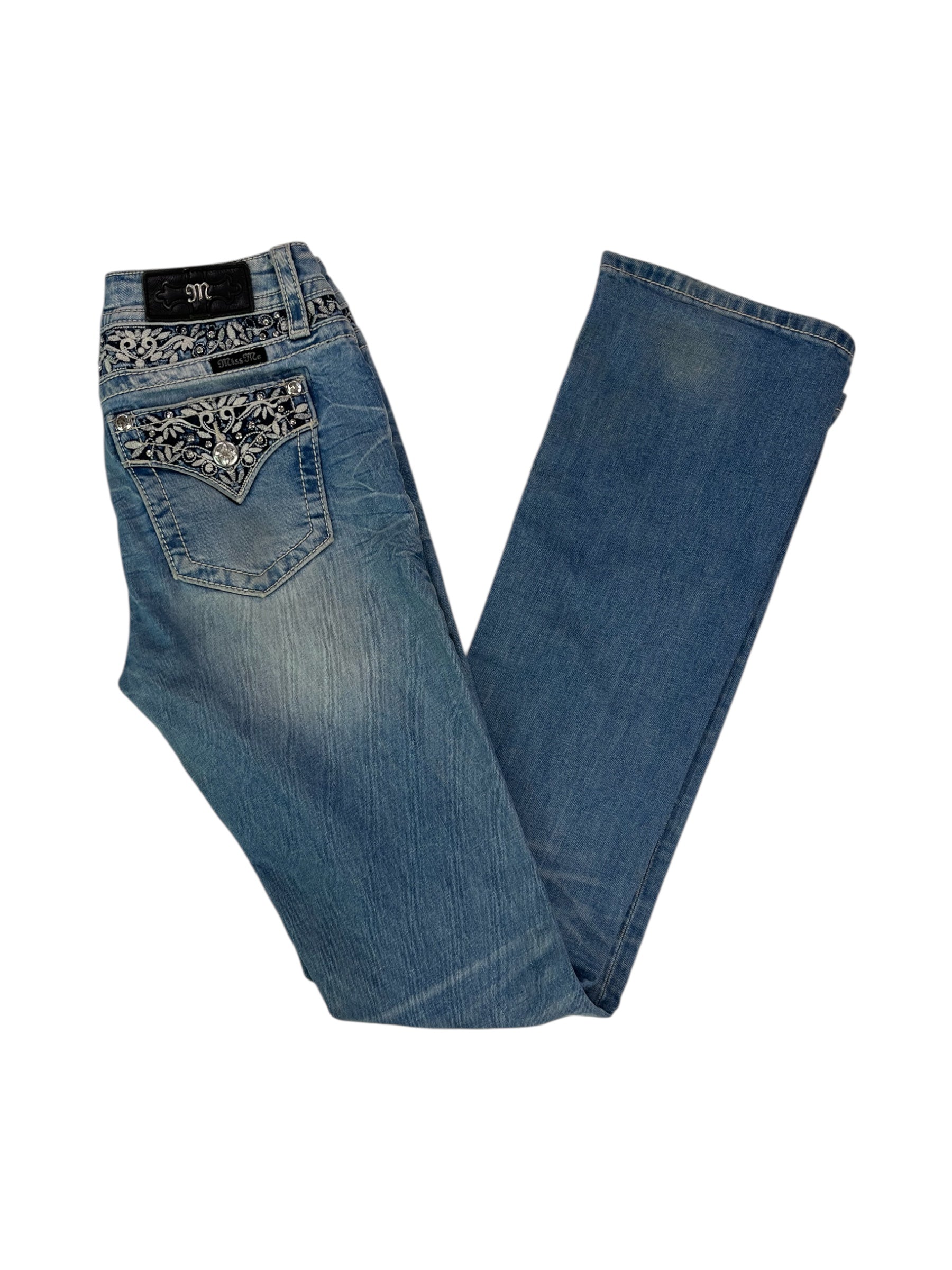 (26) Miss Me Bootcut Embellished Denim