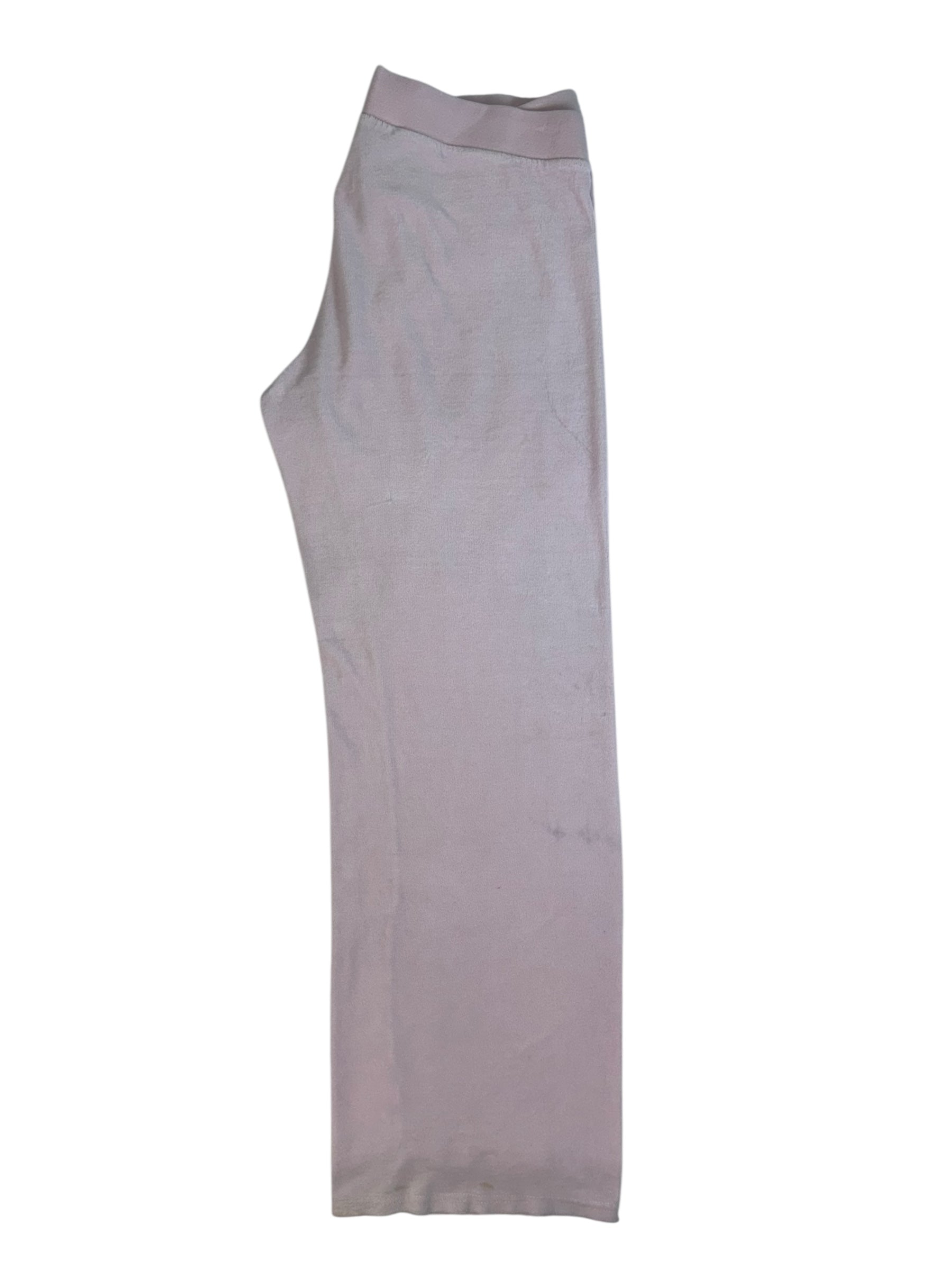 (M) Baby Pink Printed Juicy Couture Velour Pants