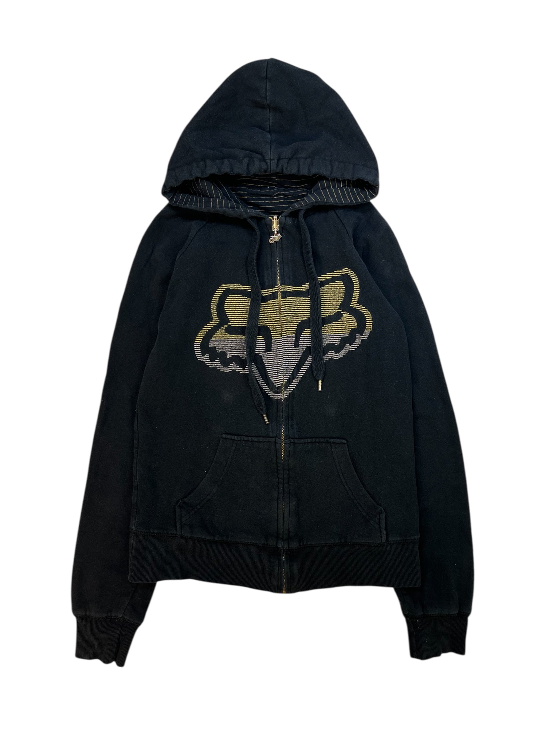 (S) FOX Racing Embroidered Zip-up Hoodie