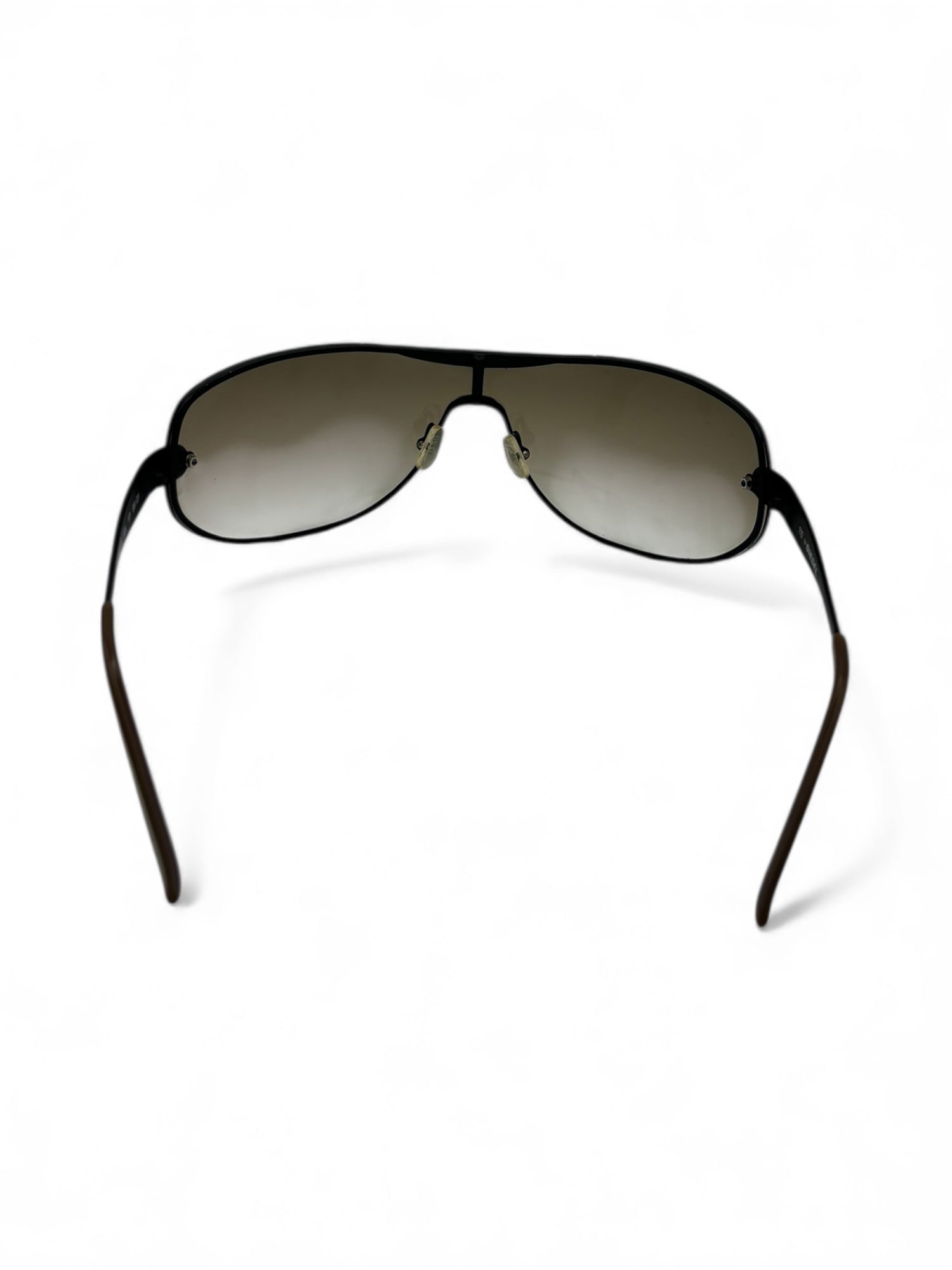 (O/S) DIESEL Shield Style Black Sunglasses