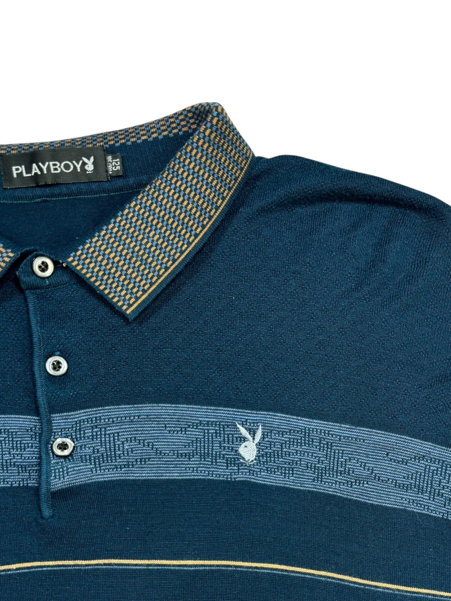 (L) Navy Blue Playboy Sweater