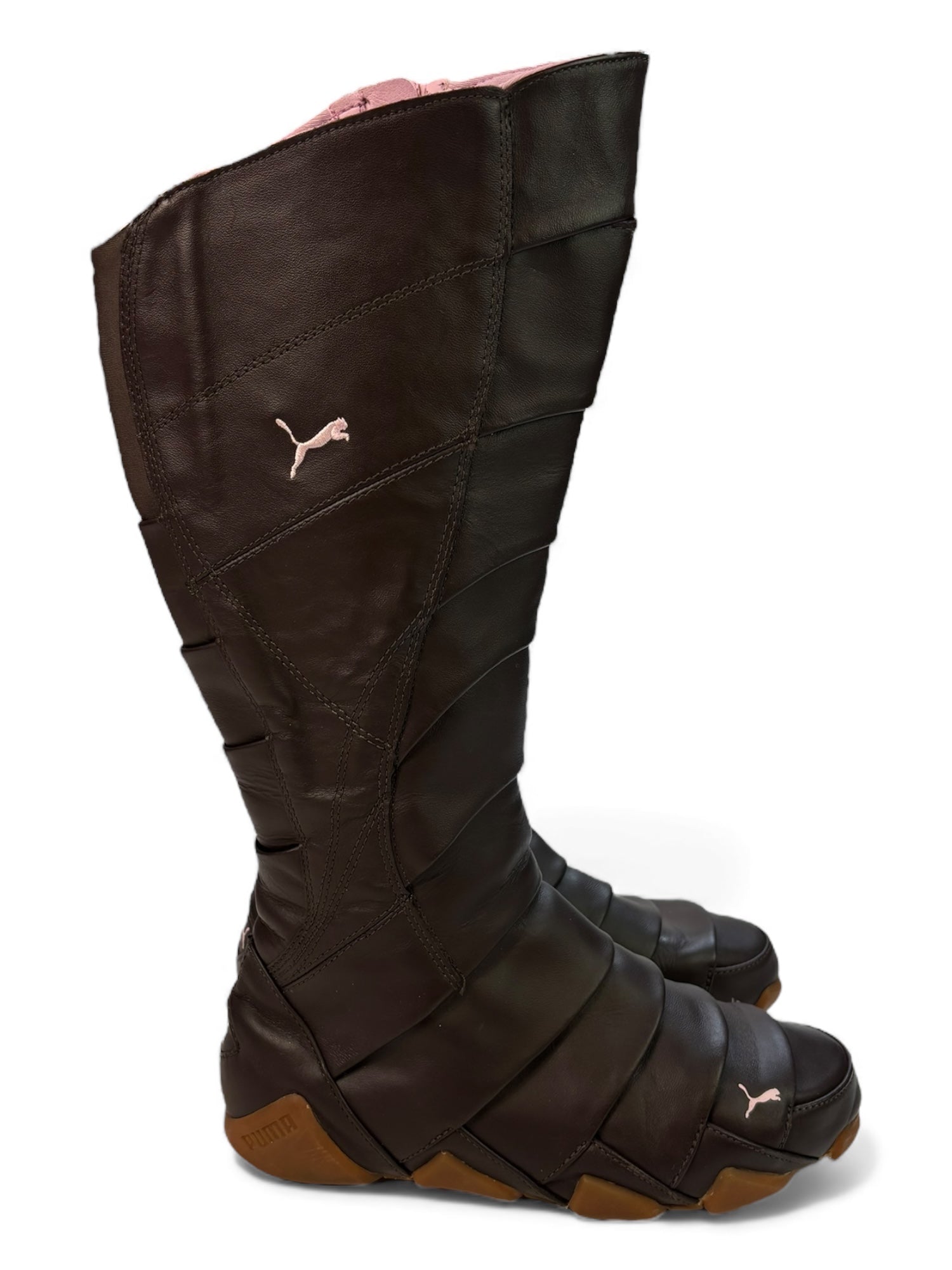 (7) PUMA Brown Satori Moto Boots
