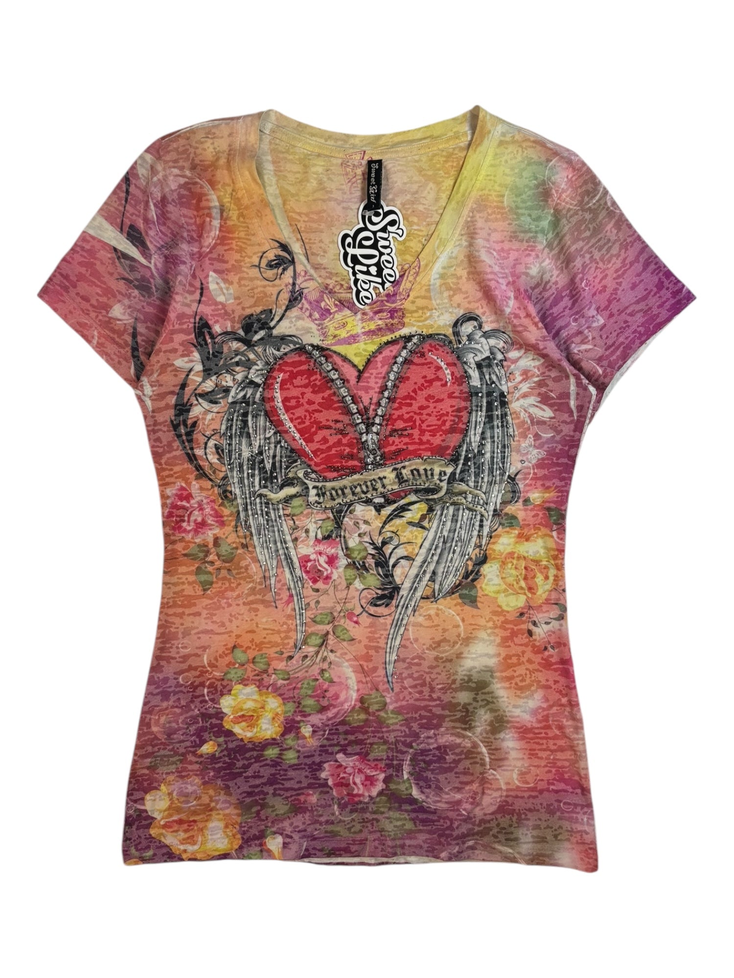 (M) Sweet Girl Embellished Tee