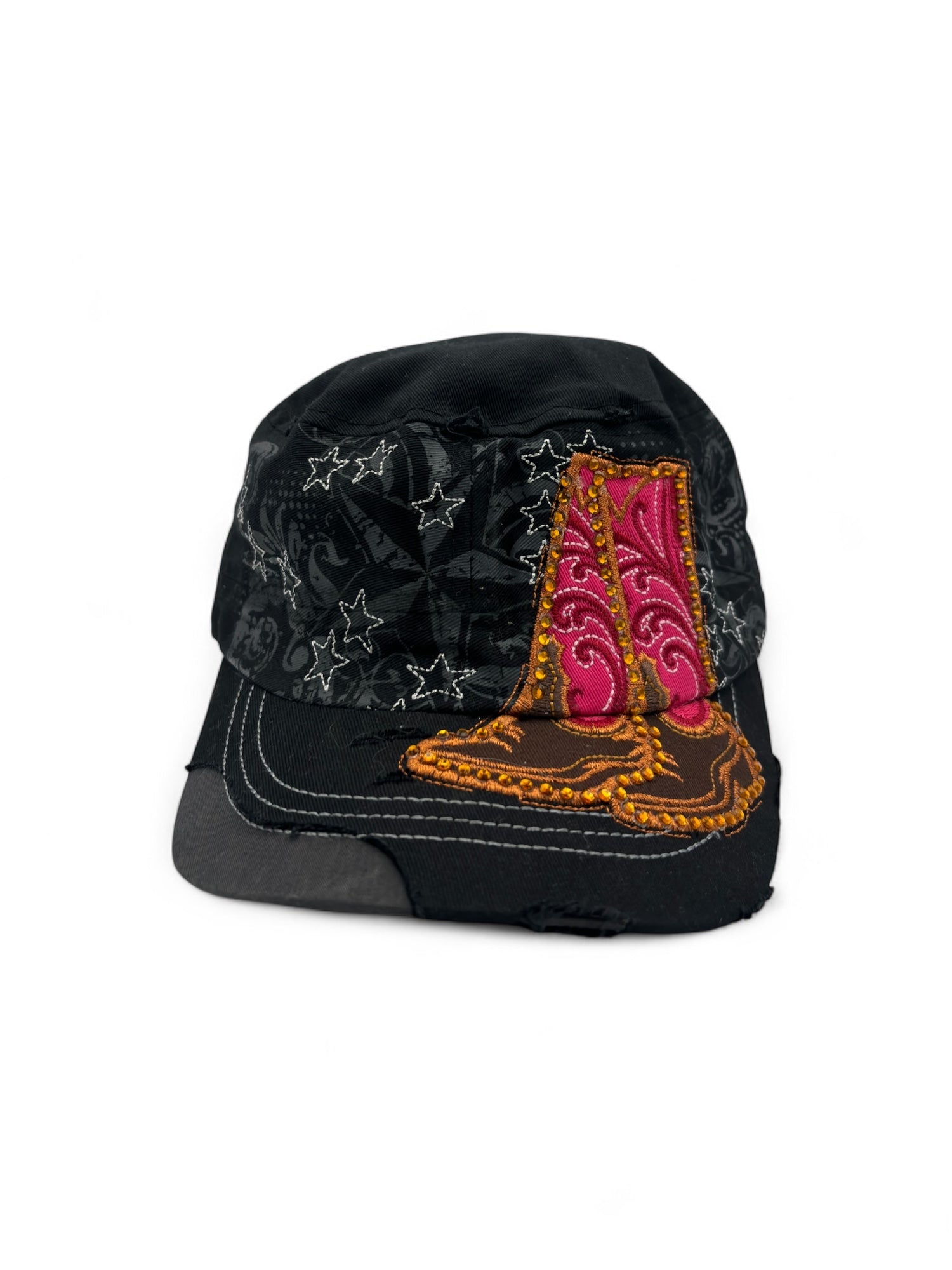 (O/S) Cadet Style Cowboy Boot Hat