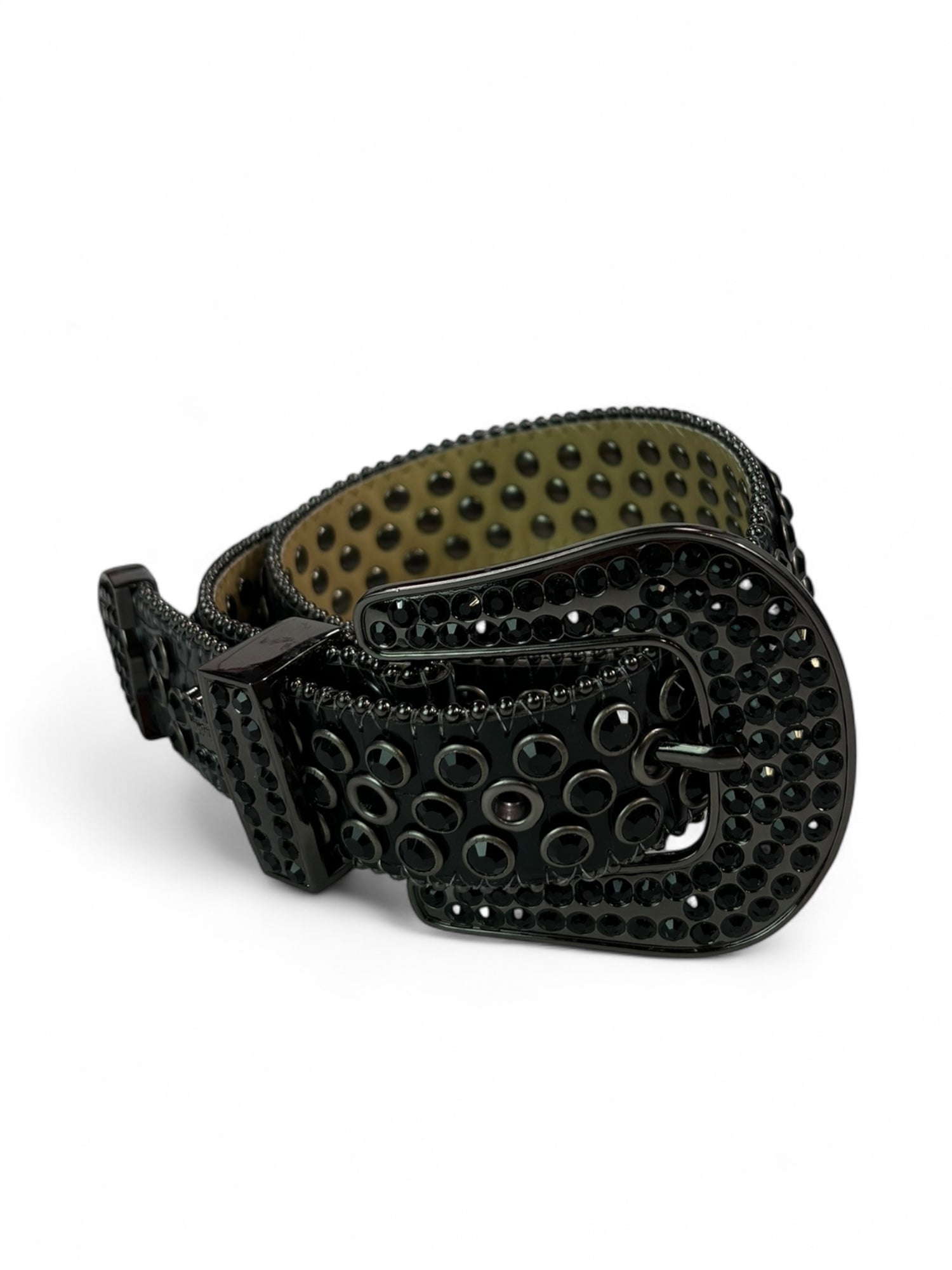 (S) b.b. Simon Black Rhinestone Belt