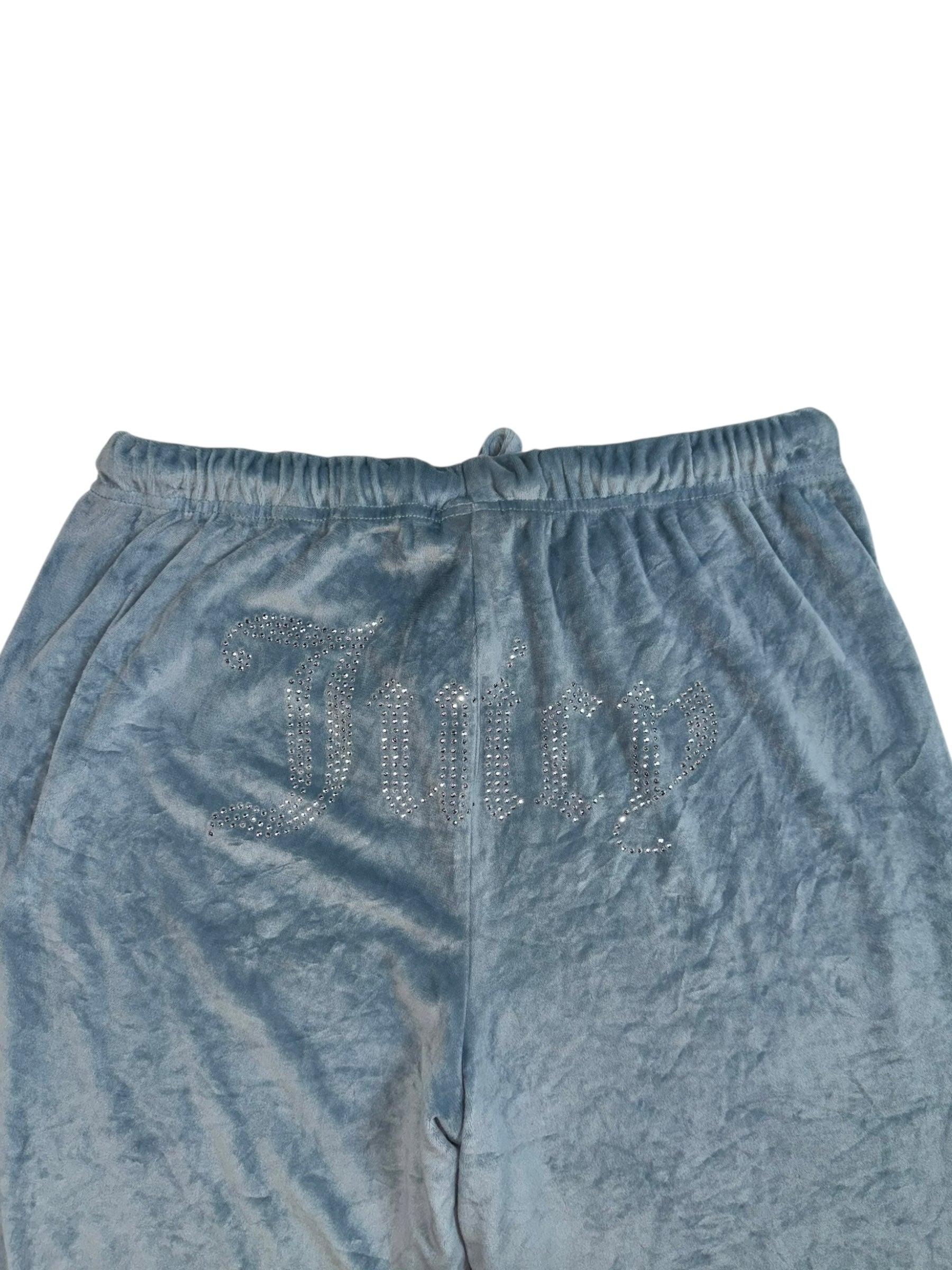 (M) Pastel Blue Embellished Juicy Couture Pants