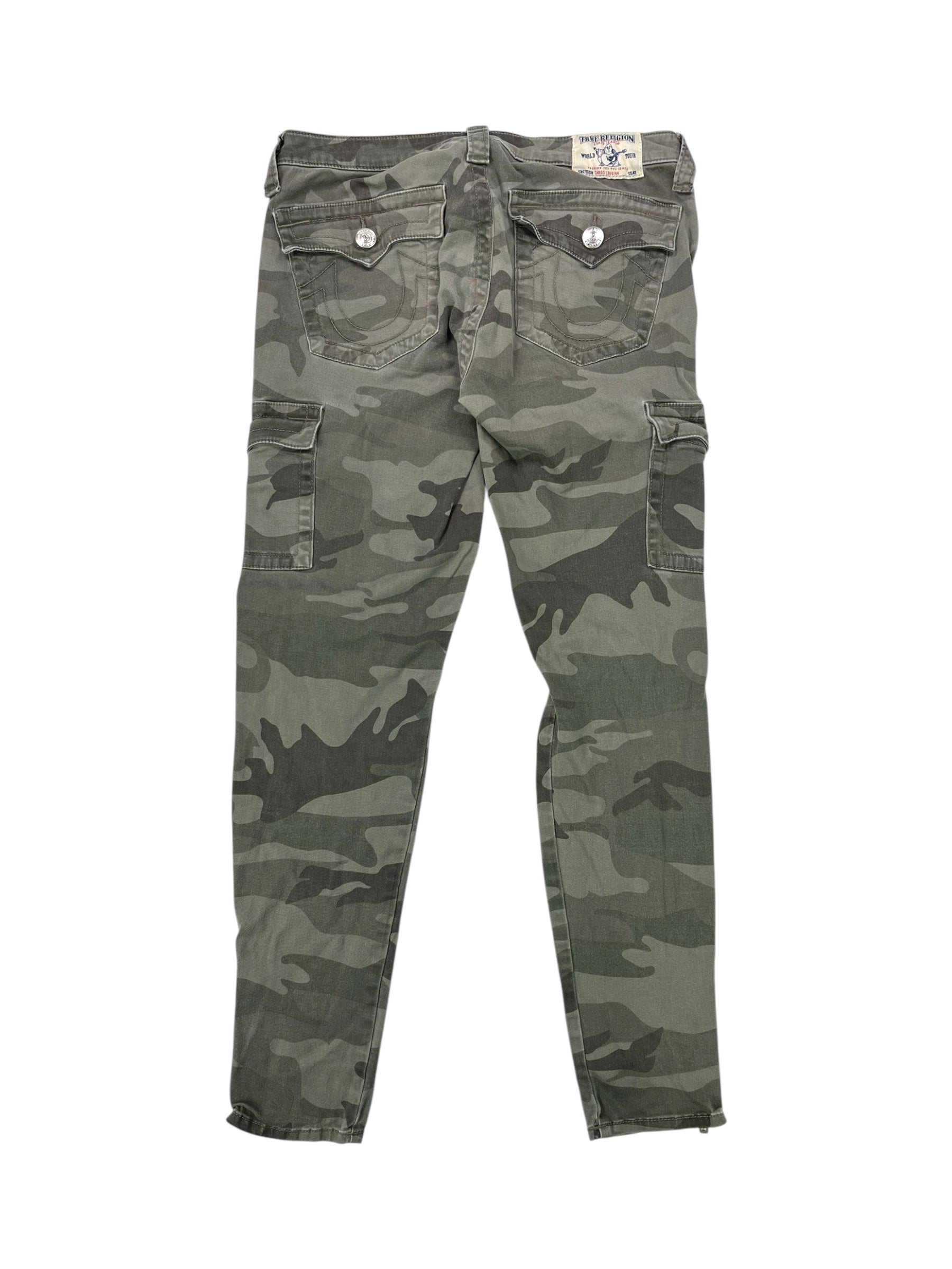 (30) True Religion Camo Cargo Pants