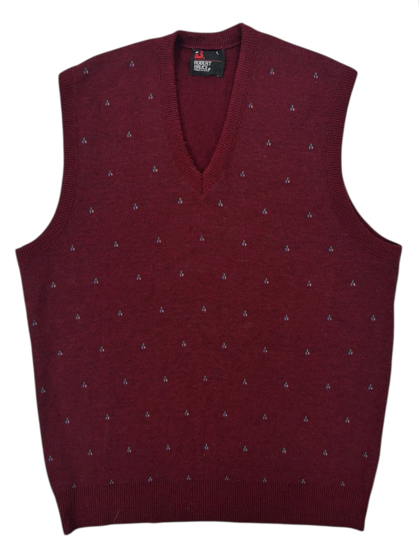 (L) Vintage Robert Bruce Sweater Vest