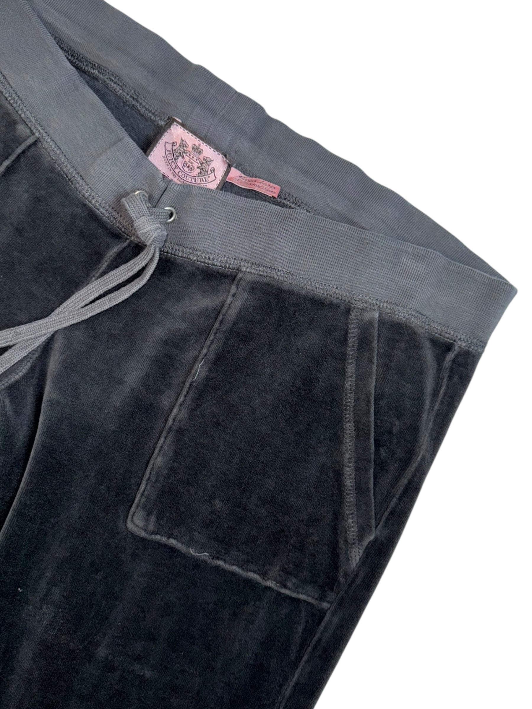 (M) Grey Juicy Couture Velour Pants