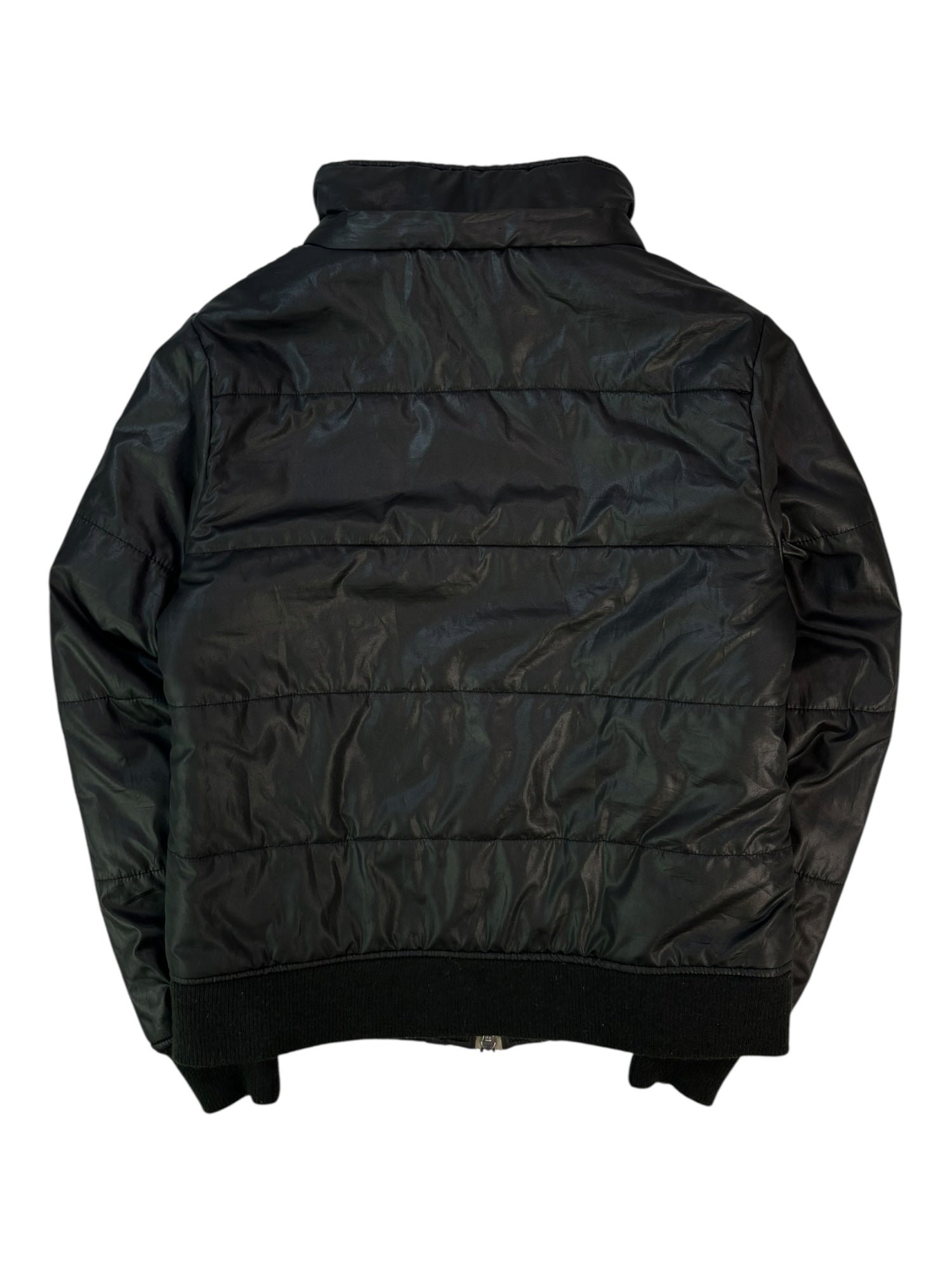 (L) Playboy Puffer Jacket Black