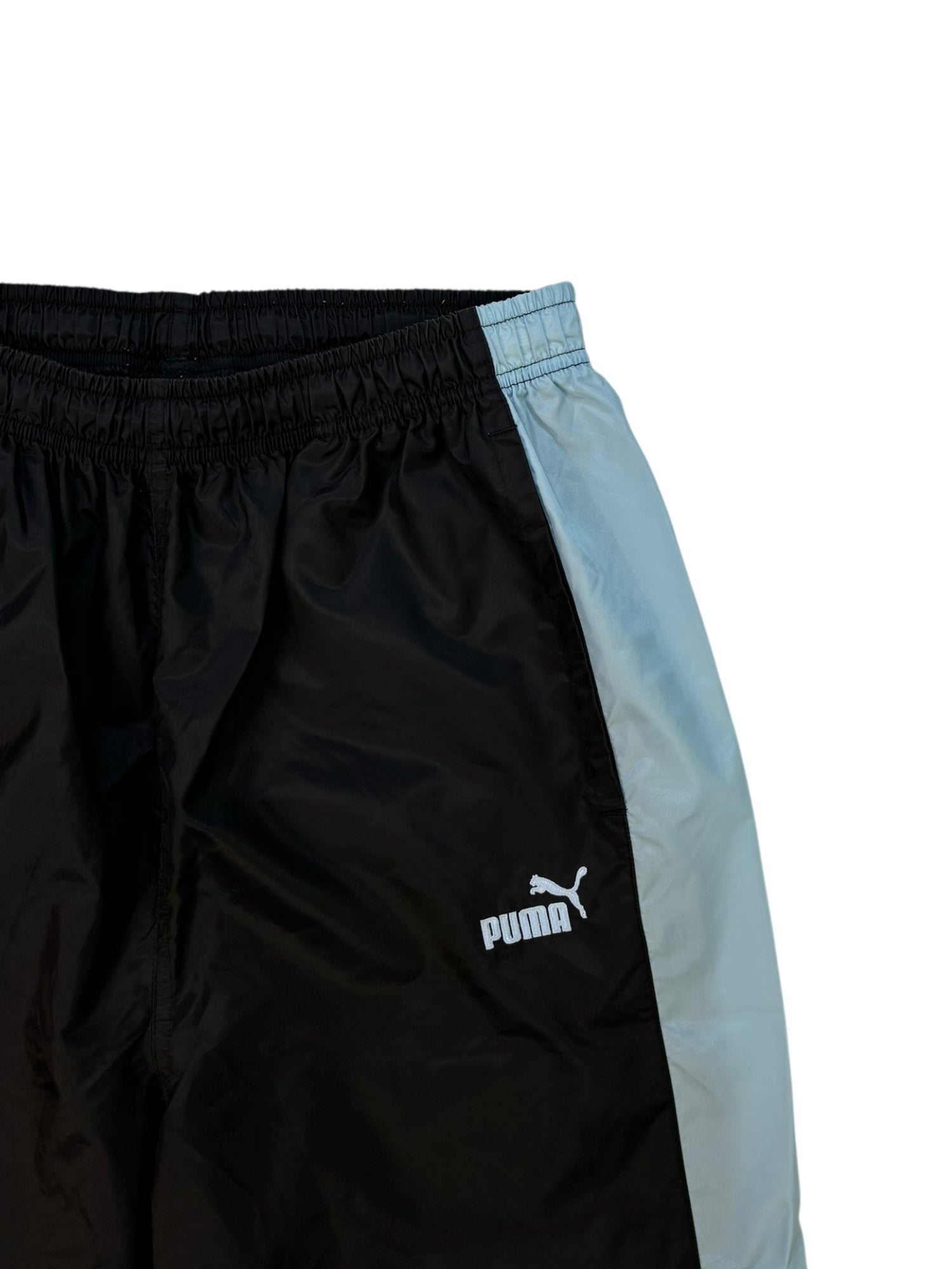 (M)Black and Blue PUMA Track Pants