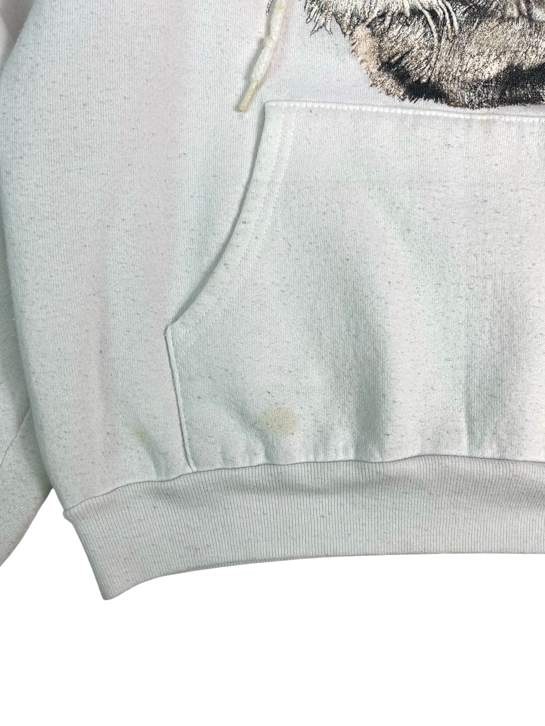 (L) Vintage Snow Tiger Hoodie
