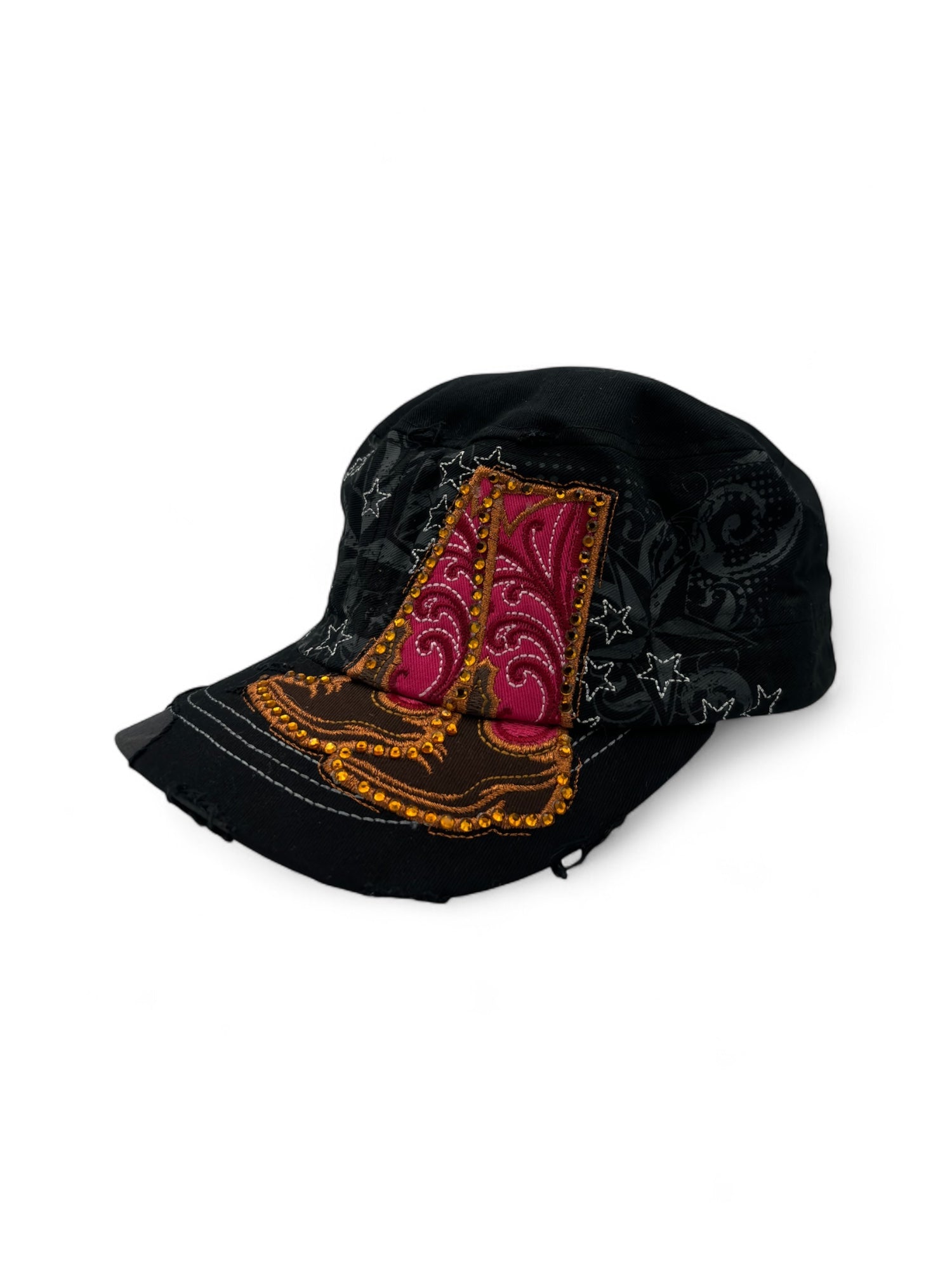 (O/S) Cadet Style Cowboy Boot Hat