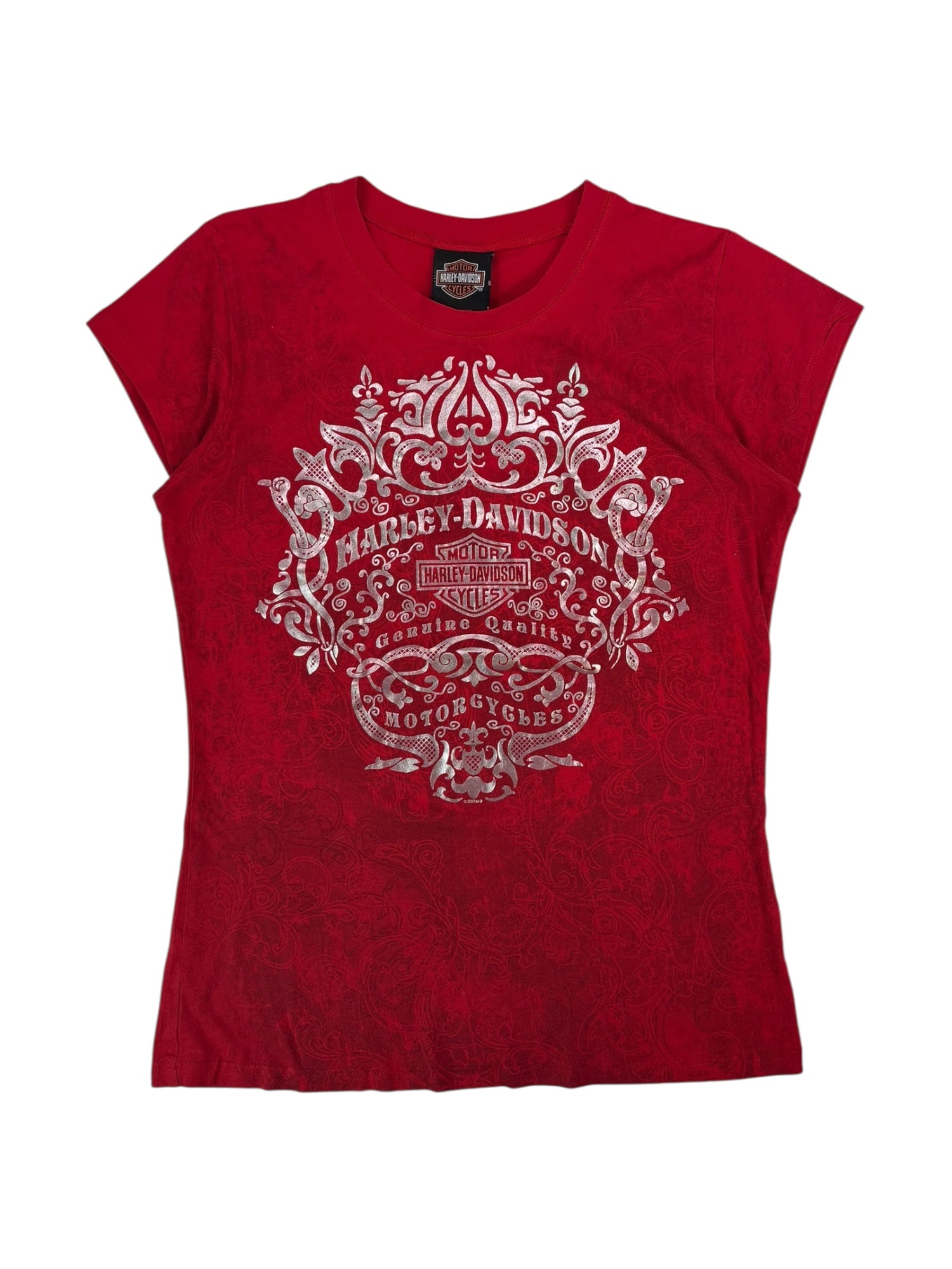 (M) Red Calgary Harley Davidson Tee