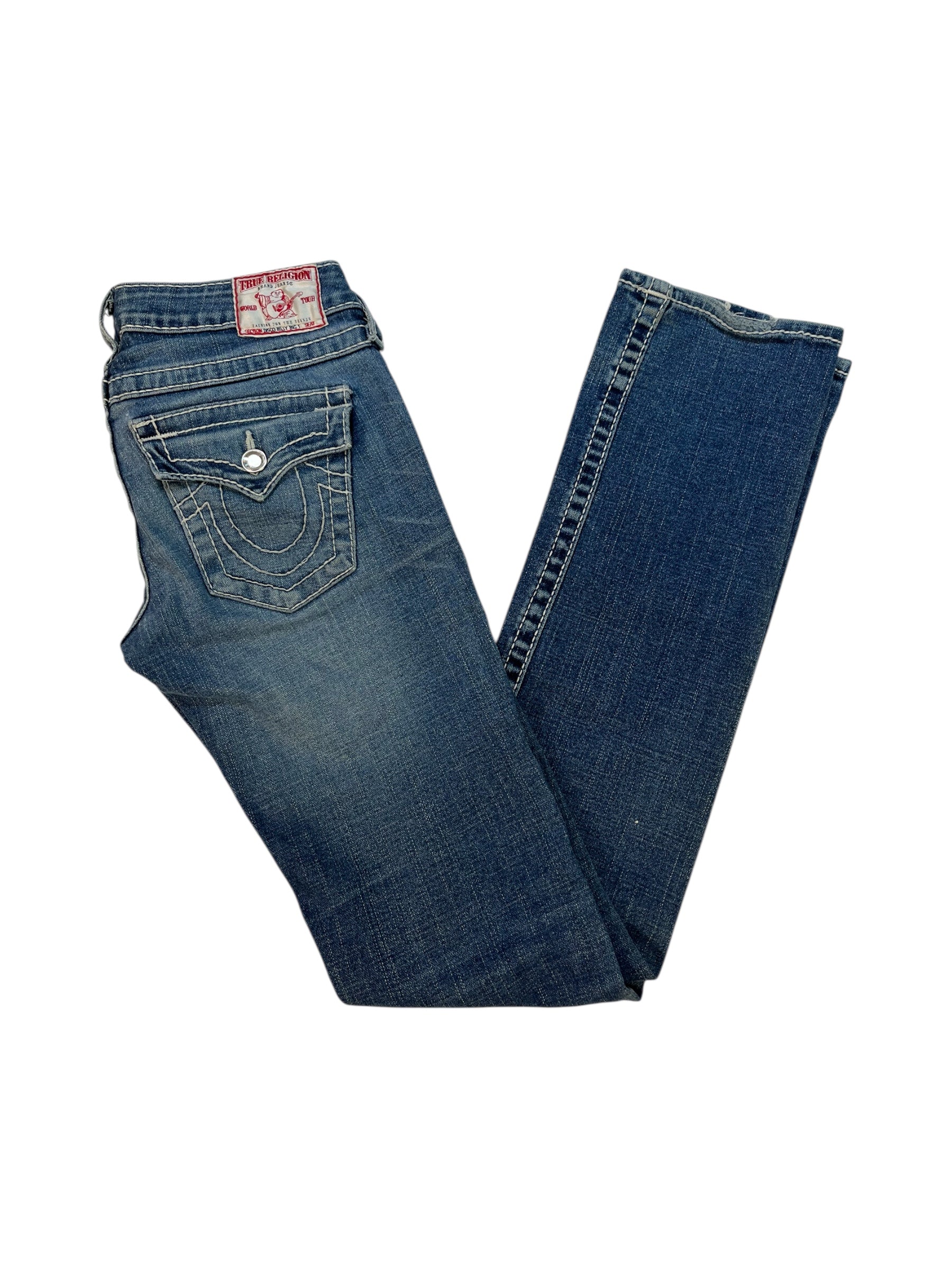 (25) True Religion Skinny Jeans