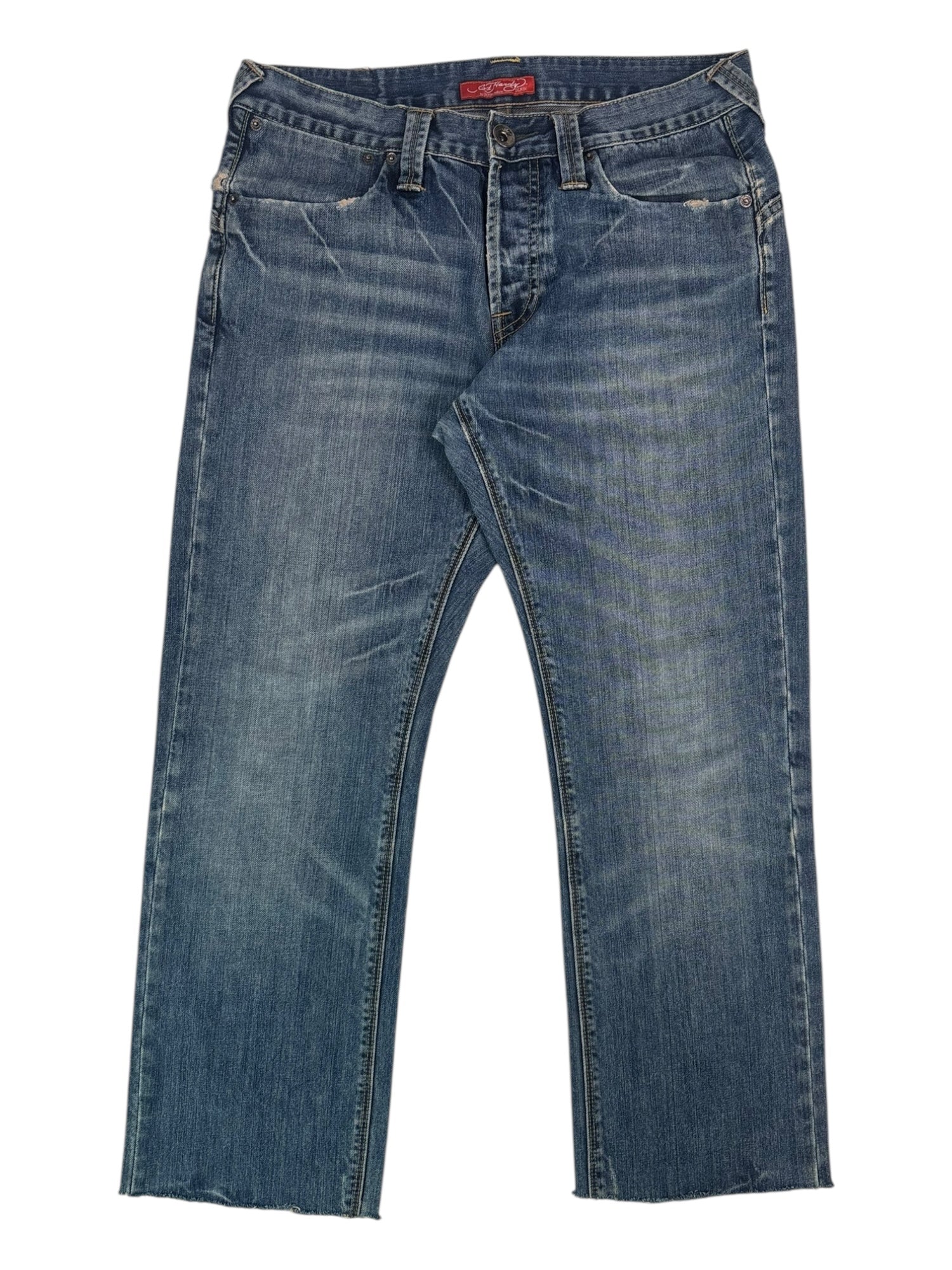 (32) Ed Hardy Cut-off Jeans