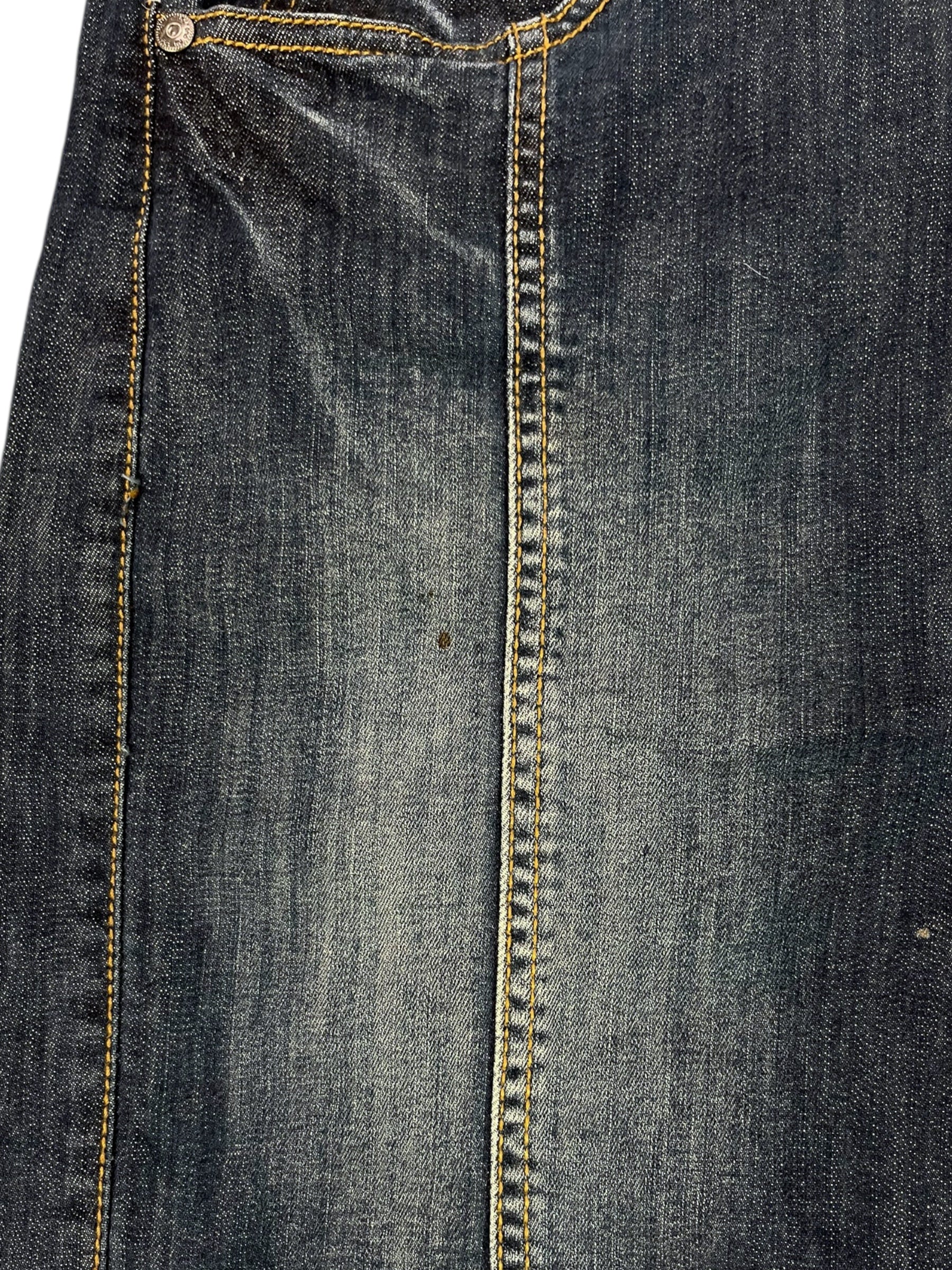 (32) Number One Denim Pleated Skirt