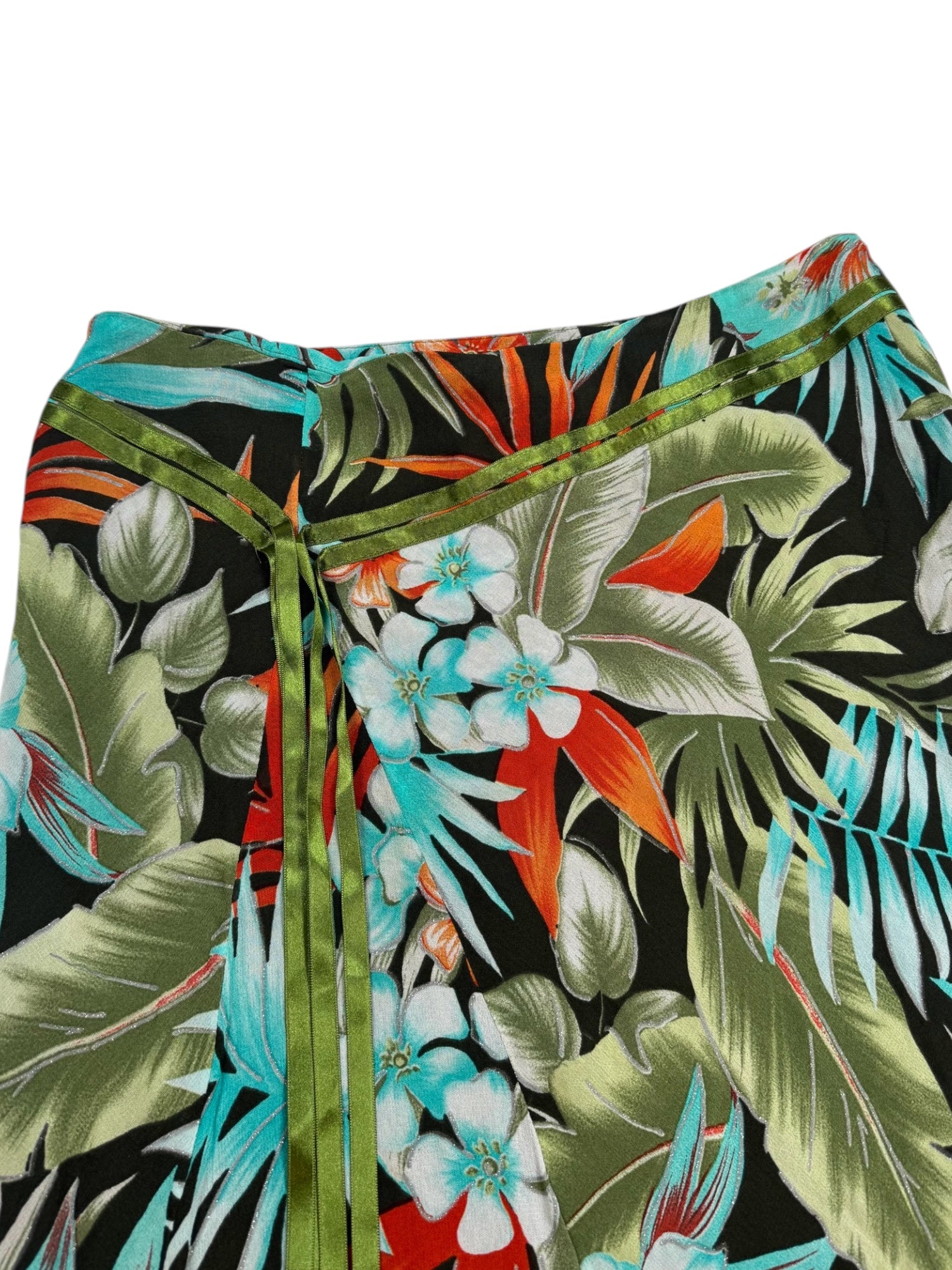 (30) Cappuccini Floral Midi Skirt