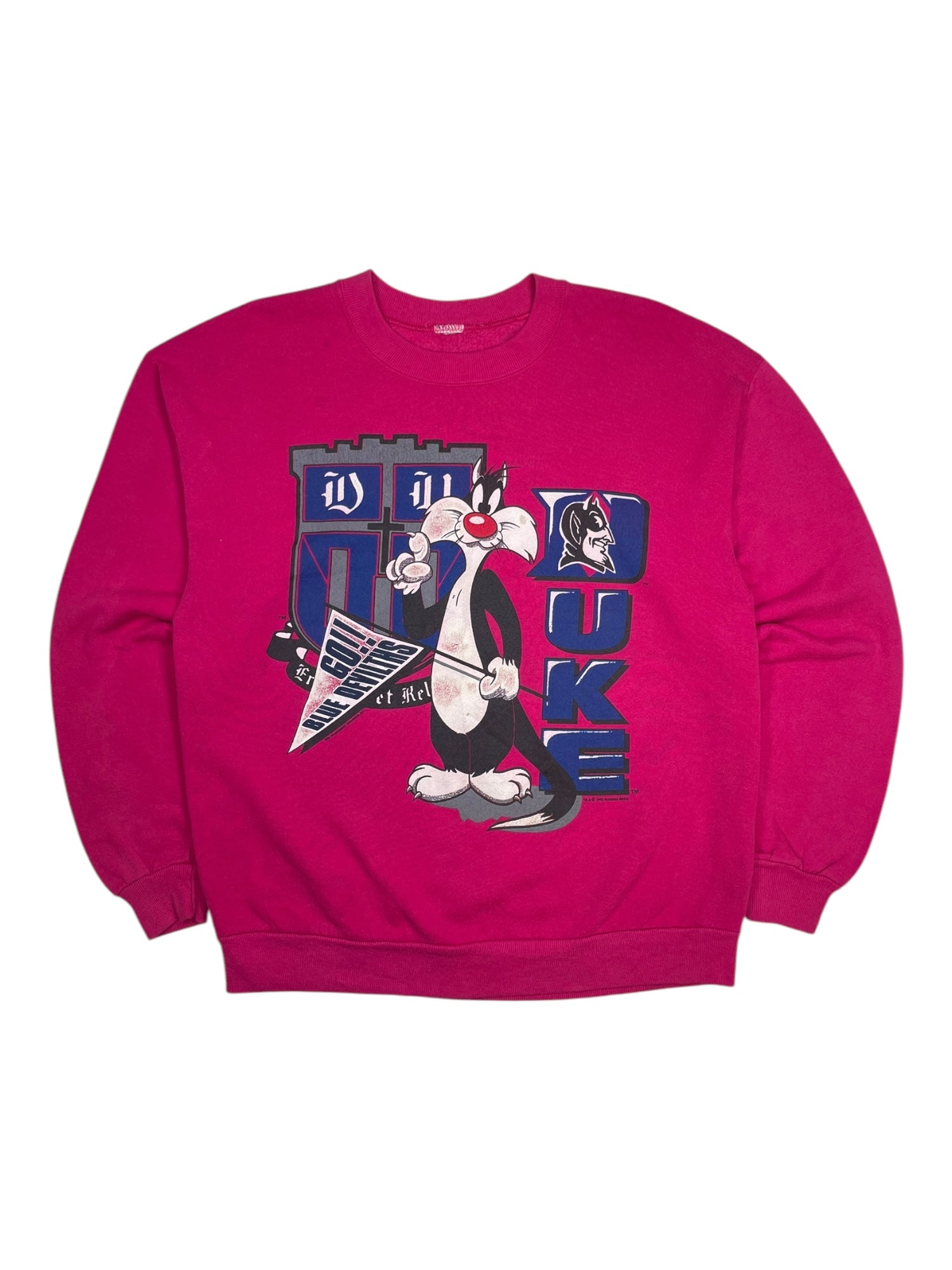 (XL) ‘93 Looney Tunes Duke University Crewneck