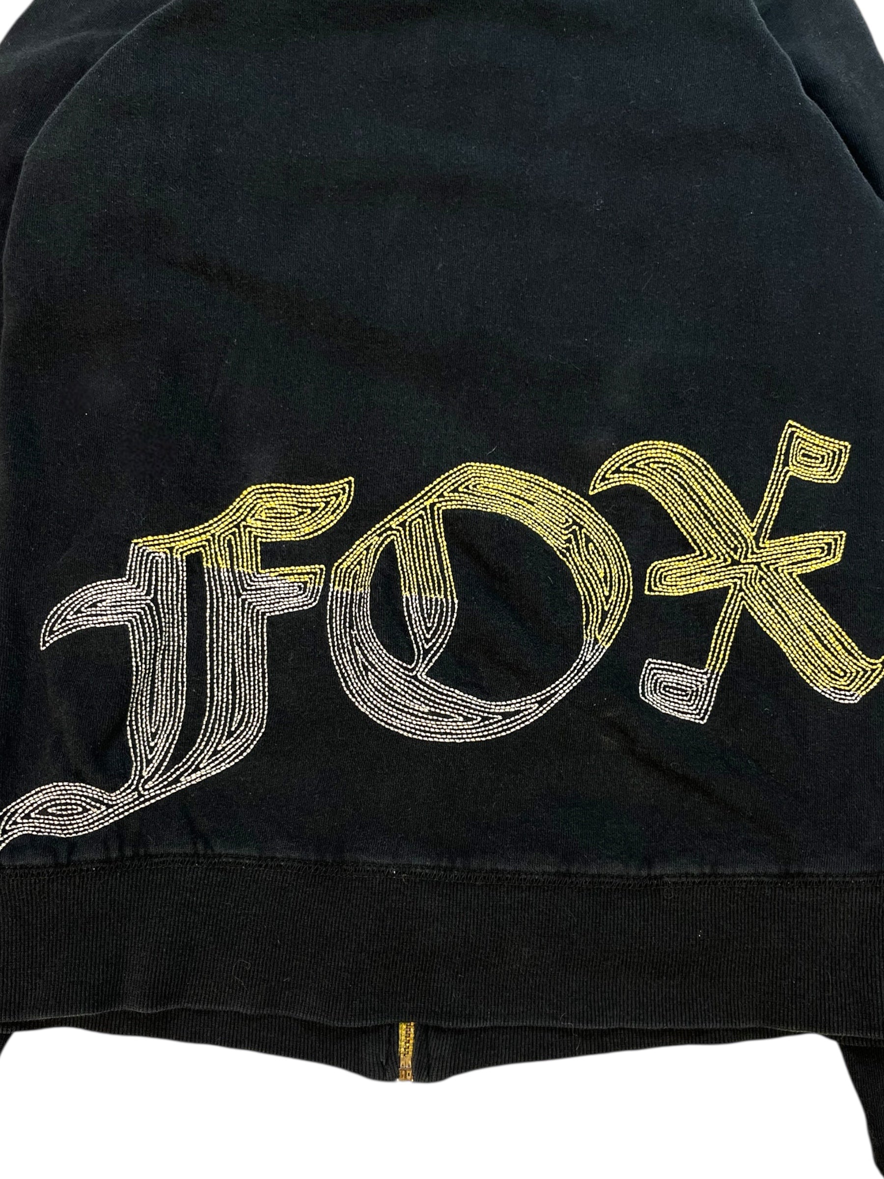 (S) FOX Racing Embroidered Zip-up Hoodie