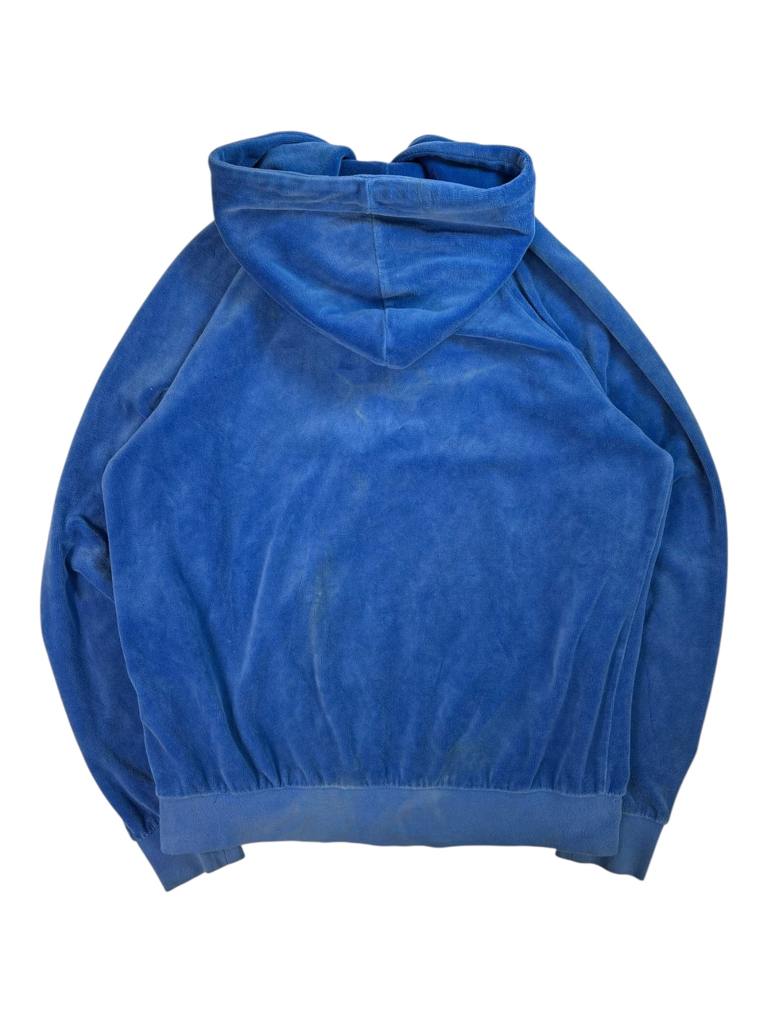 (M) Blue Juicy Couture Velour Zip Up Hoodie