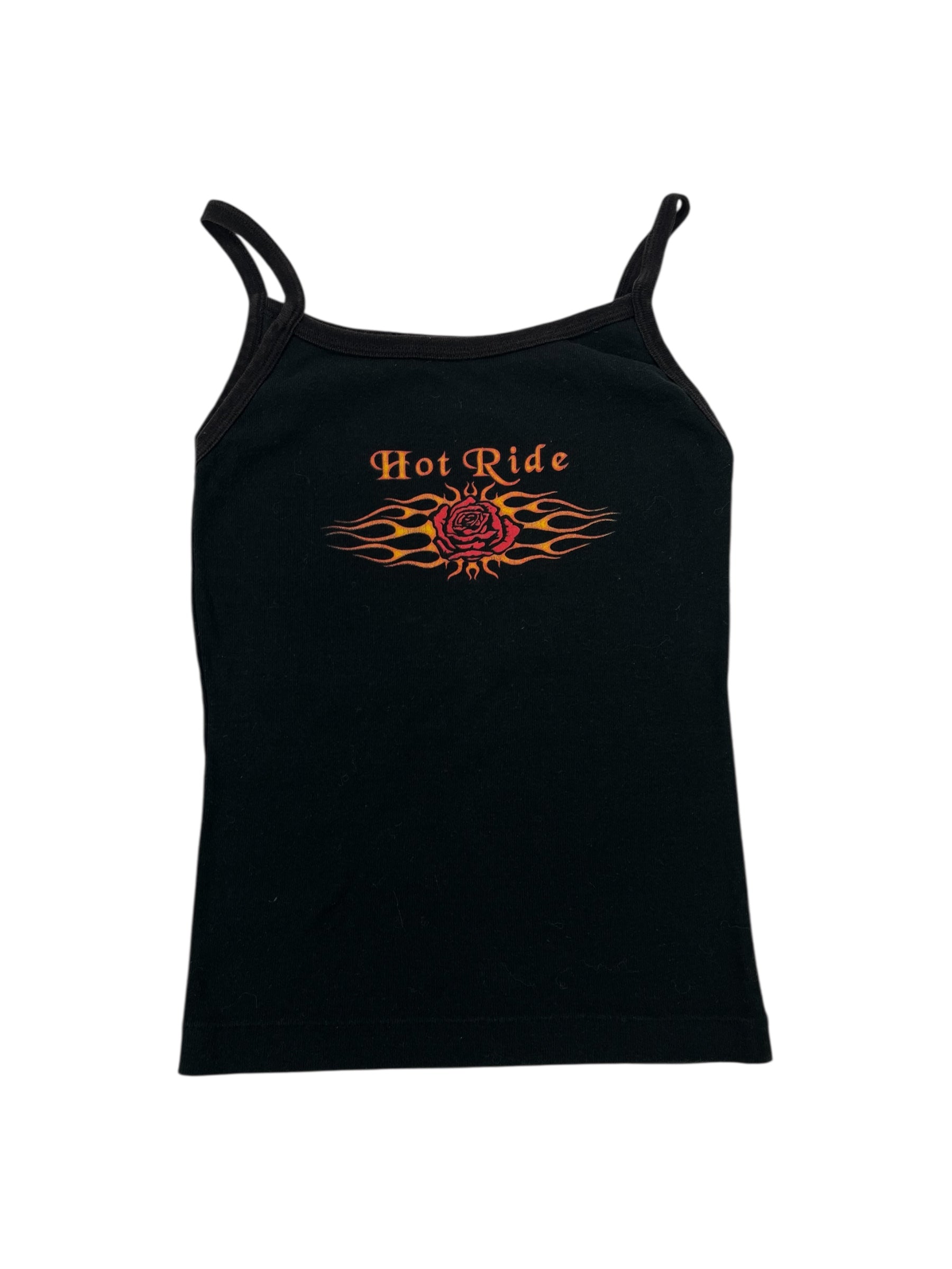 (S/M) Hot Ride South 17 Black Tank