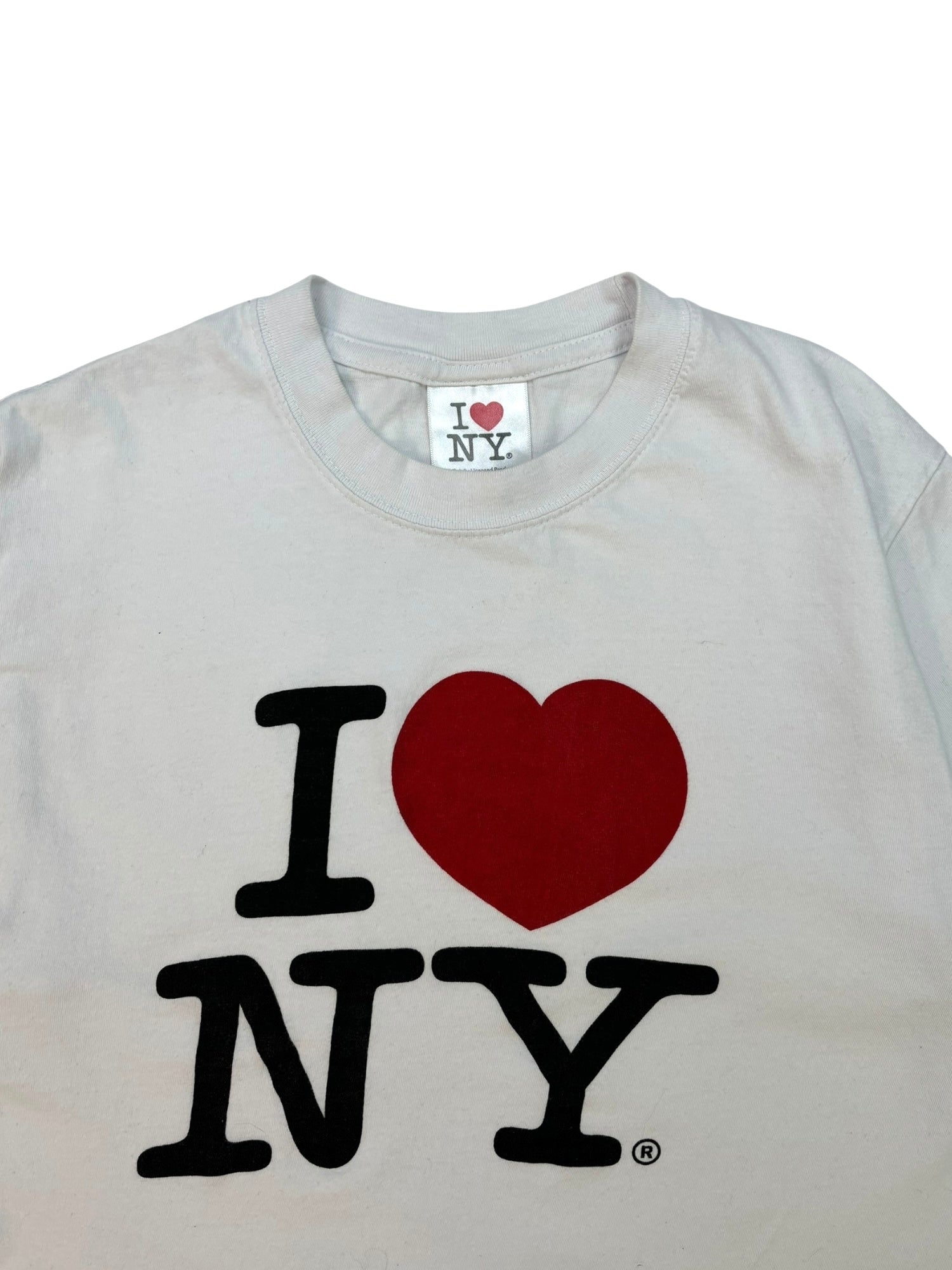 (S) I Love NY White Graphic Tee