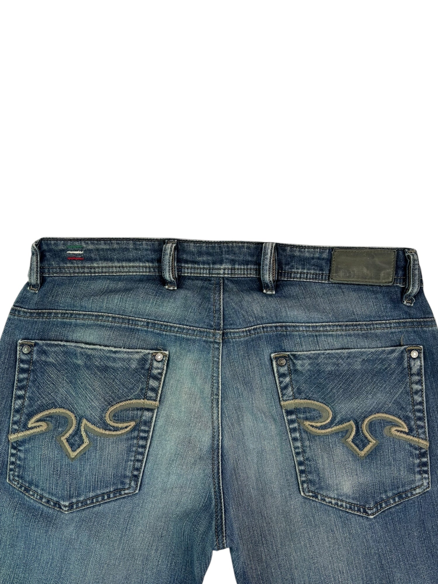 (32) Diesel Wide Leg Denim Jeans
