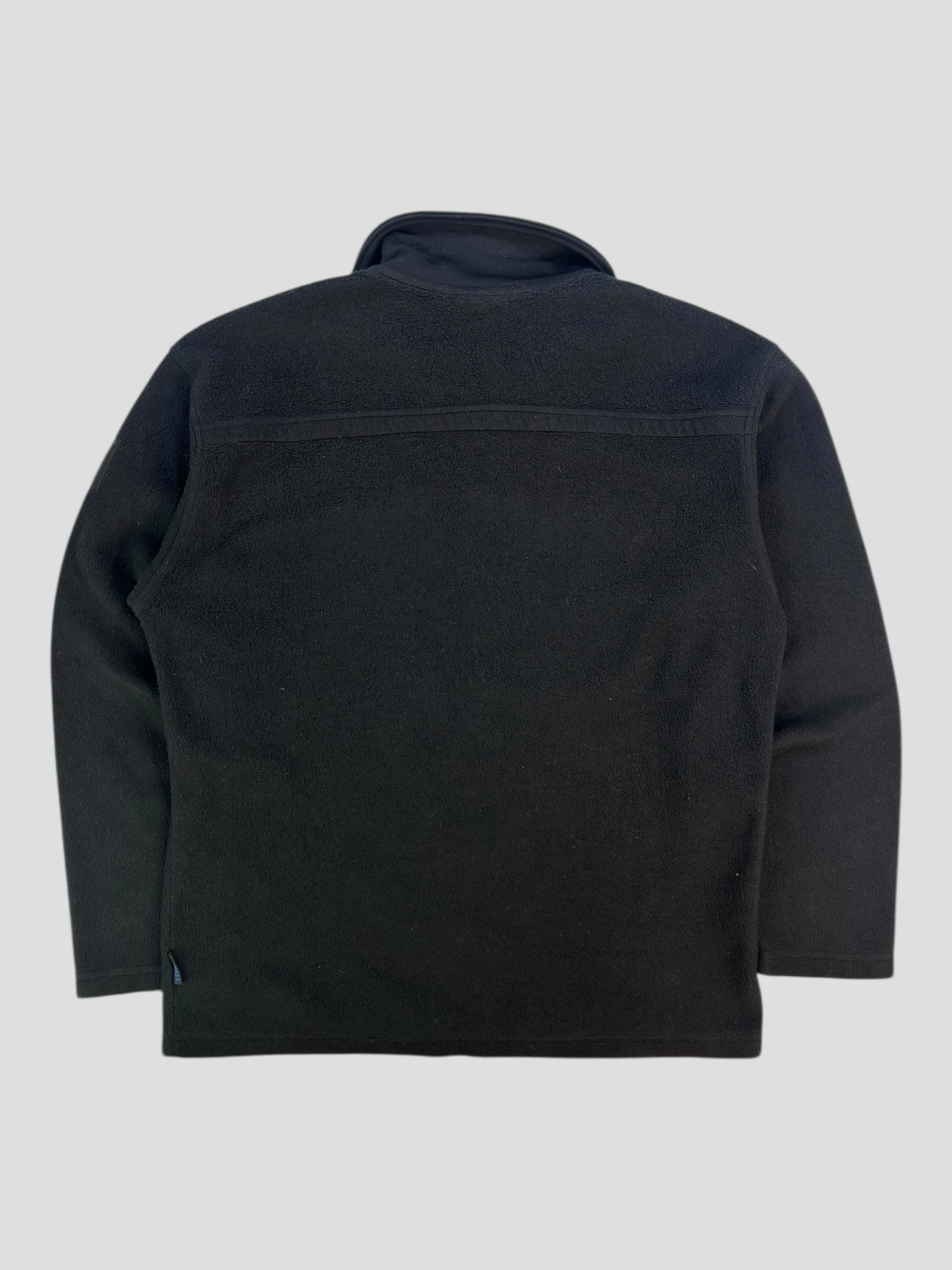 (L) Versace Black Fleece Quarter Zip Pullover