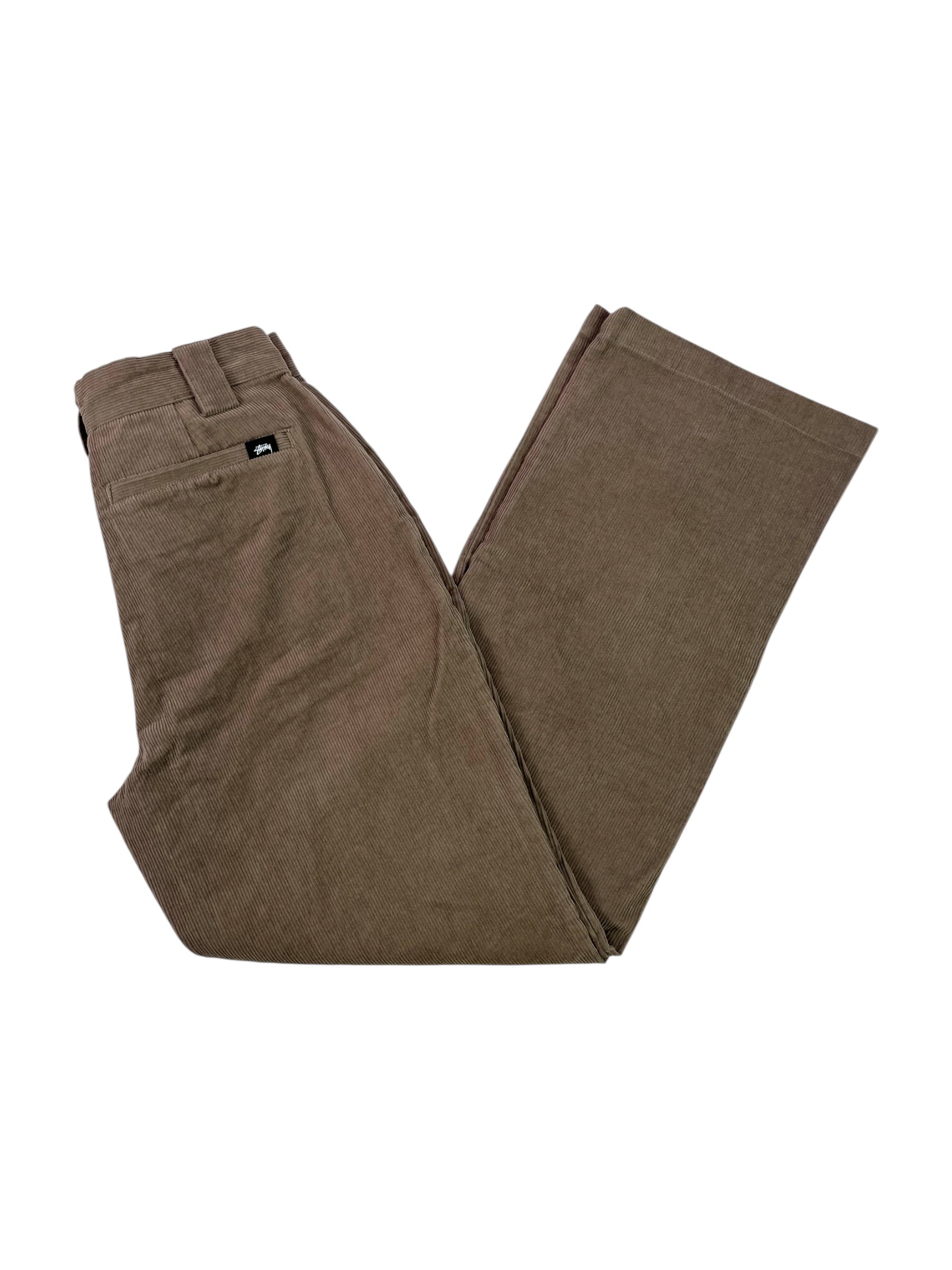 (28) Stussy Courduroy Tan Pants
