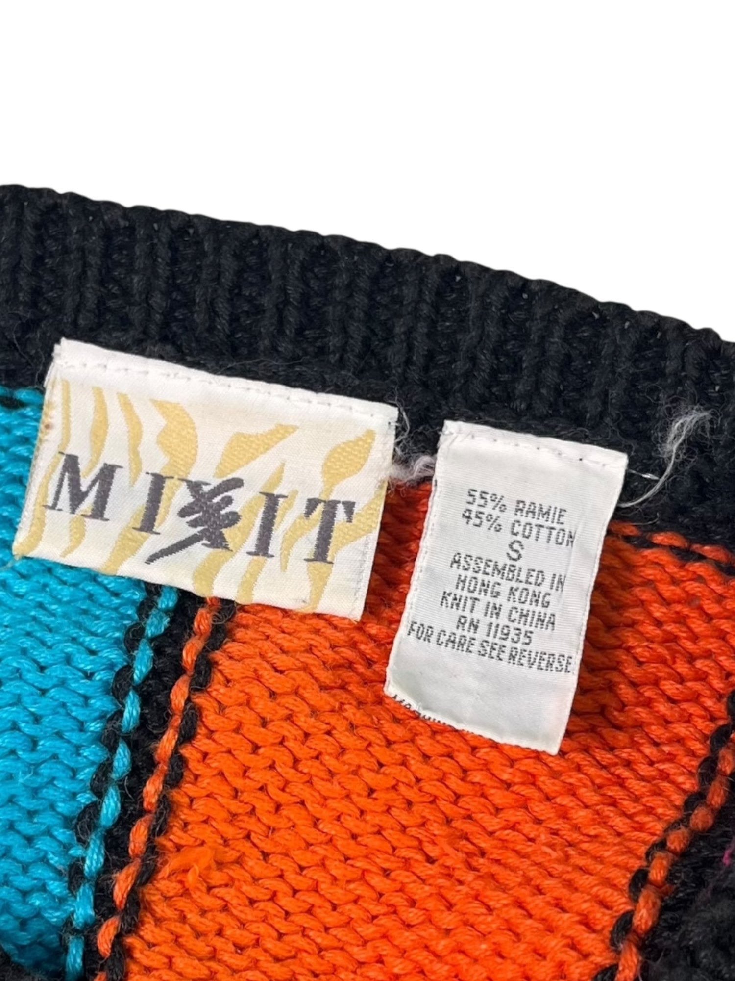 (M/L) MIXIT Colour Block Knit Sweater